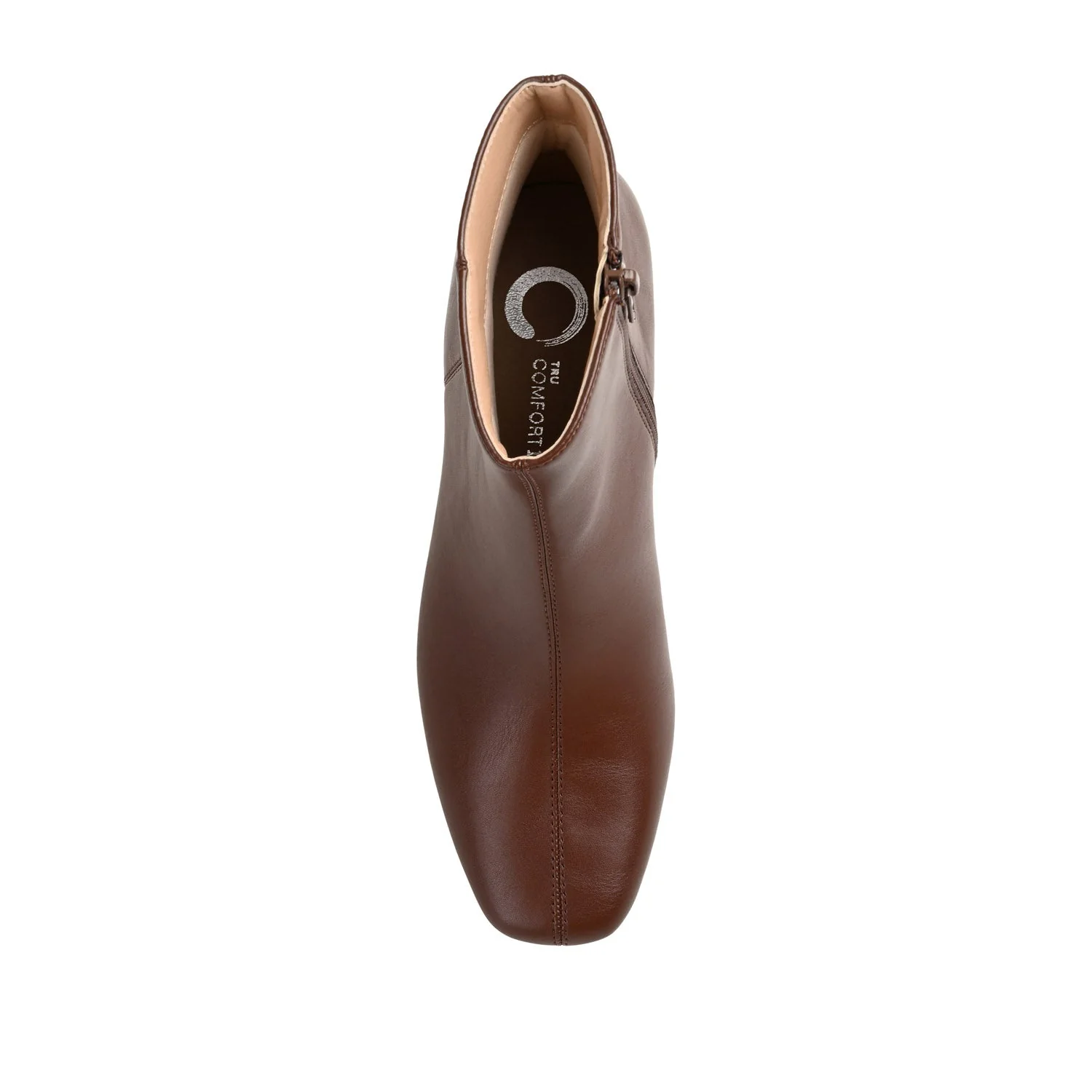 KELSSA POINTED TOE BOOTIES IN WIDE - Brown - Image 6