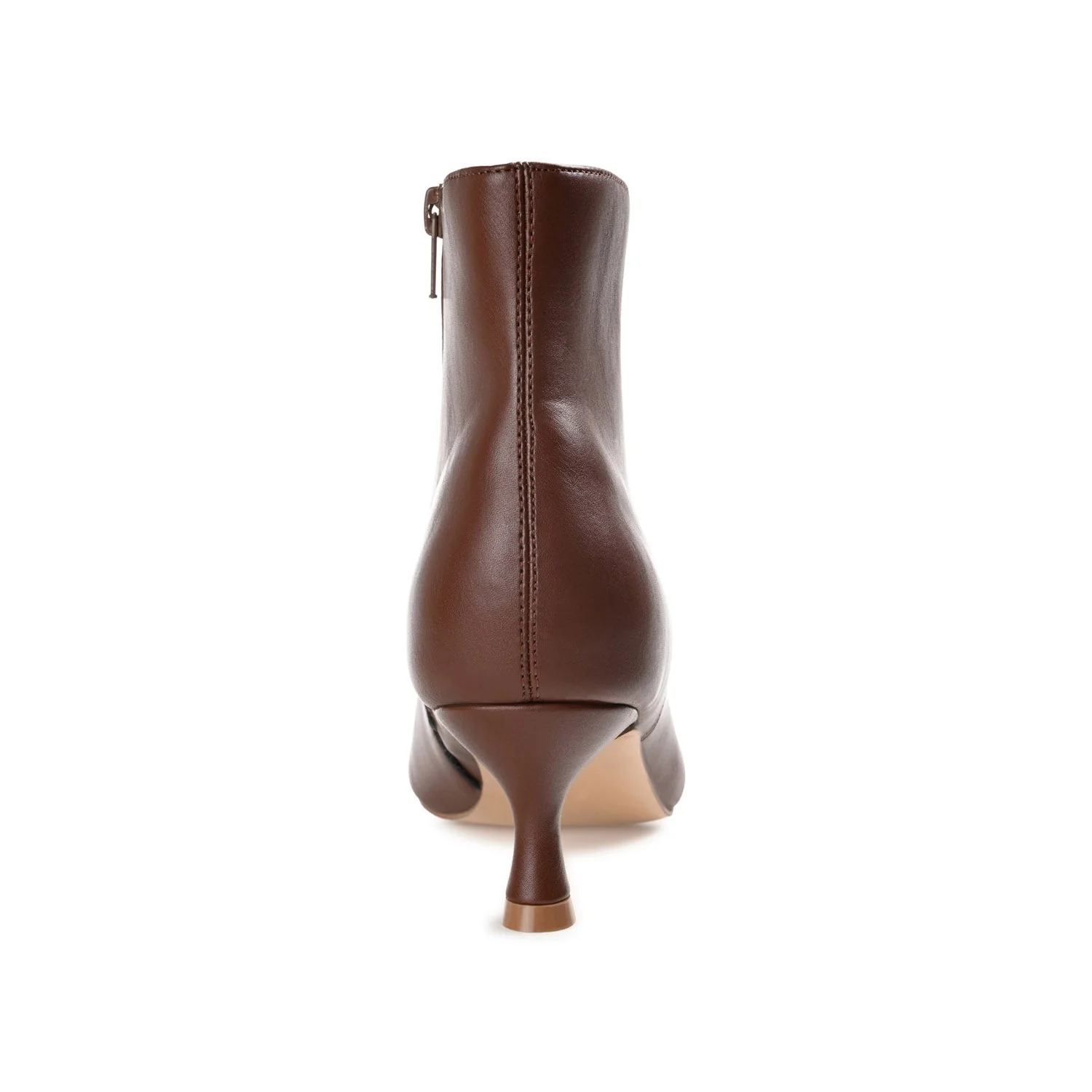 KELSSA POINTED TOE BOOTIES IN WIDE - Brown - Image 7