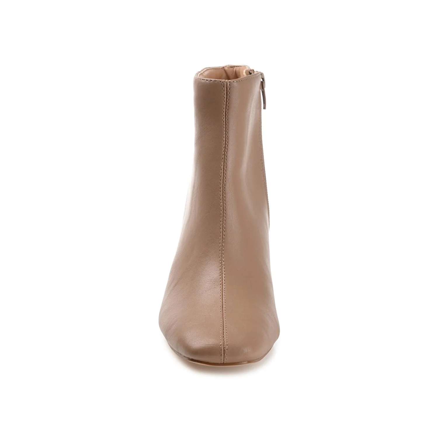 KELSSA POINTED TOE BOOTIES IN WIDE - Taupe - Image 5