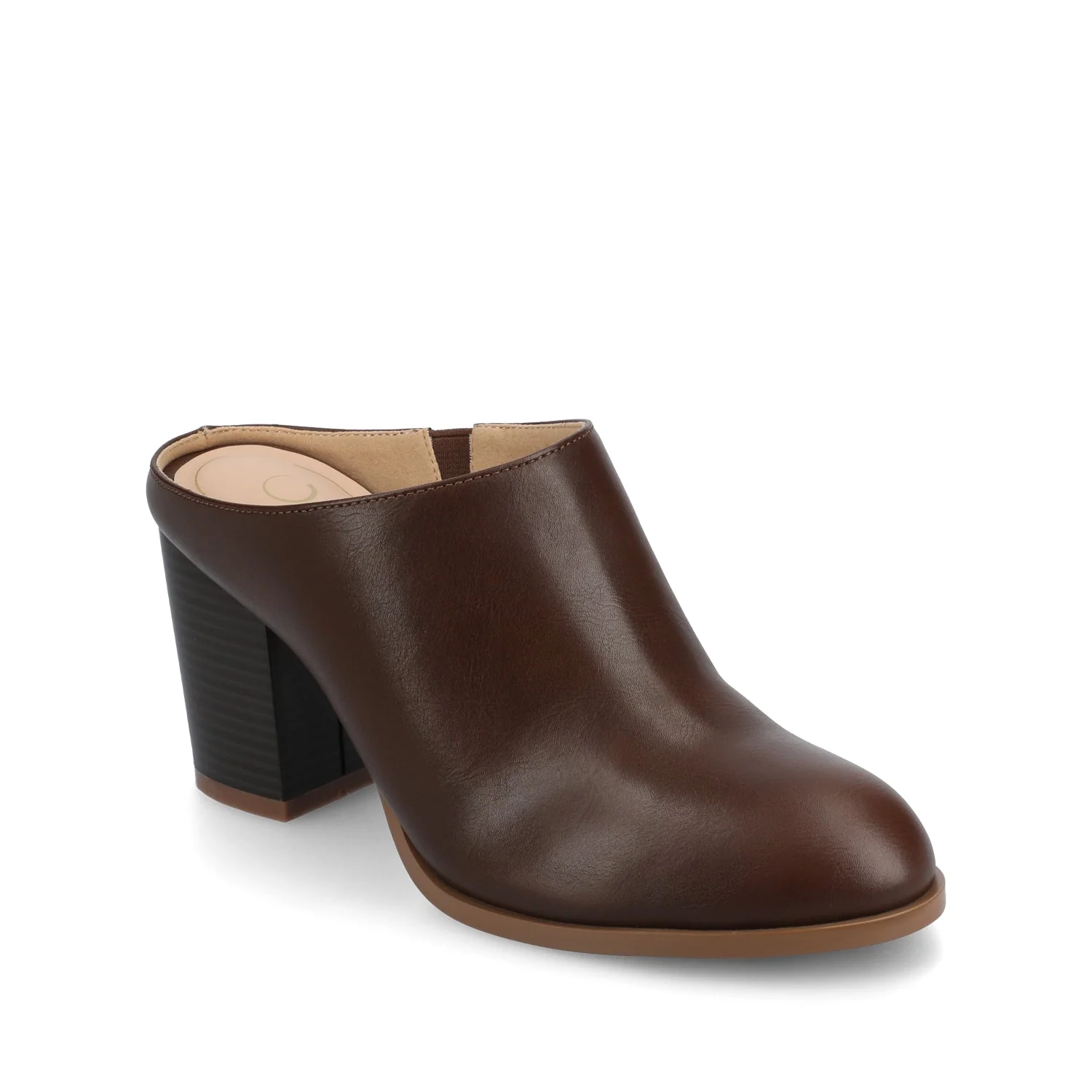 KENDRA HEELED PUMPS - Chocolate - Image 2