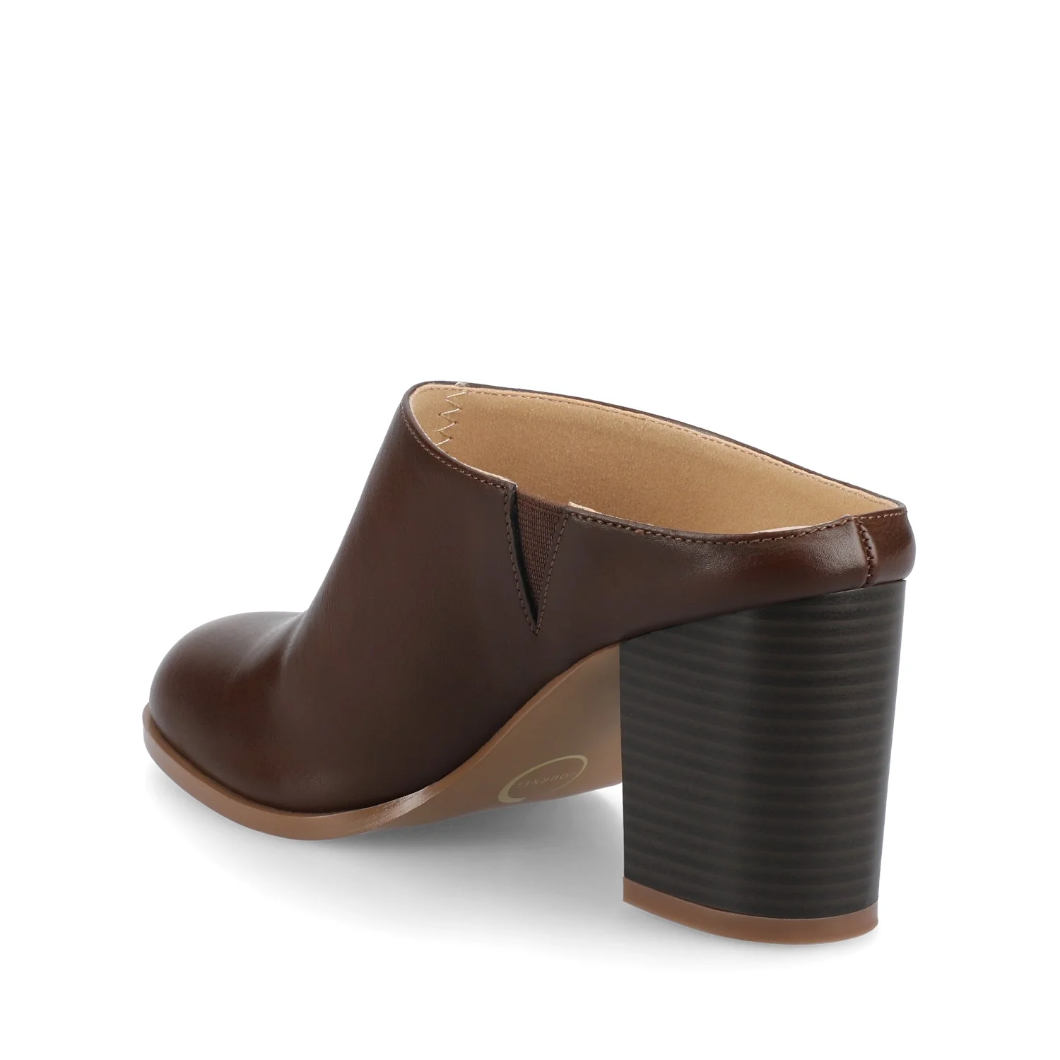 KENDRA HEELED PUMPS - Chocolate - Image 3