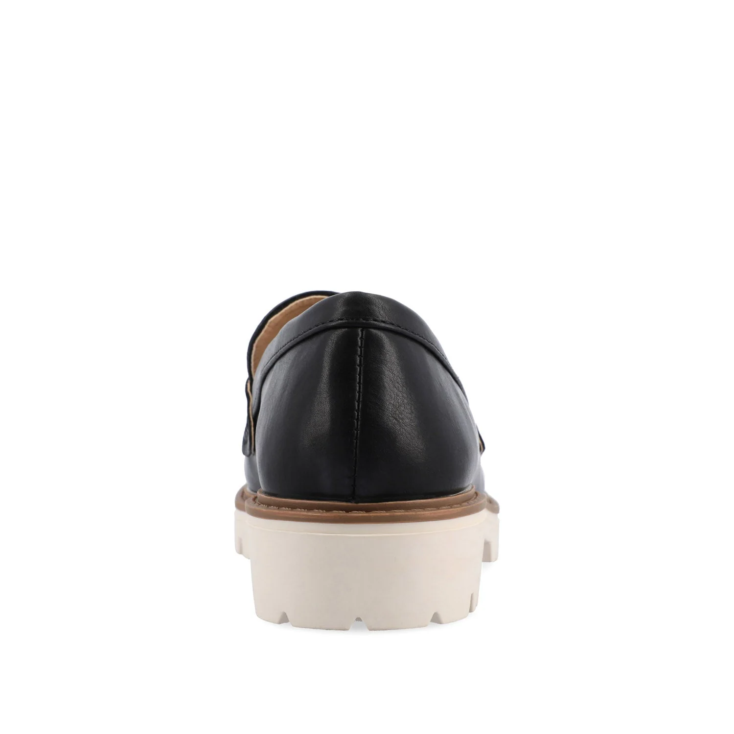KENLY LOAFER FLATS IN VEGAN LEATHER - Black PU - Image 7