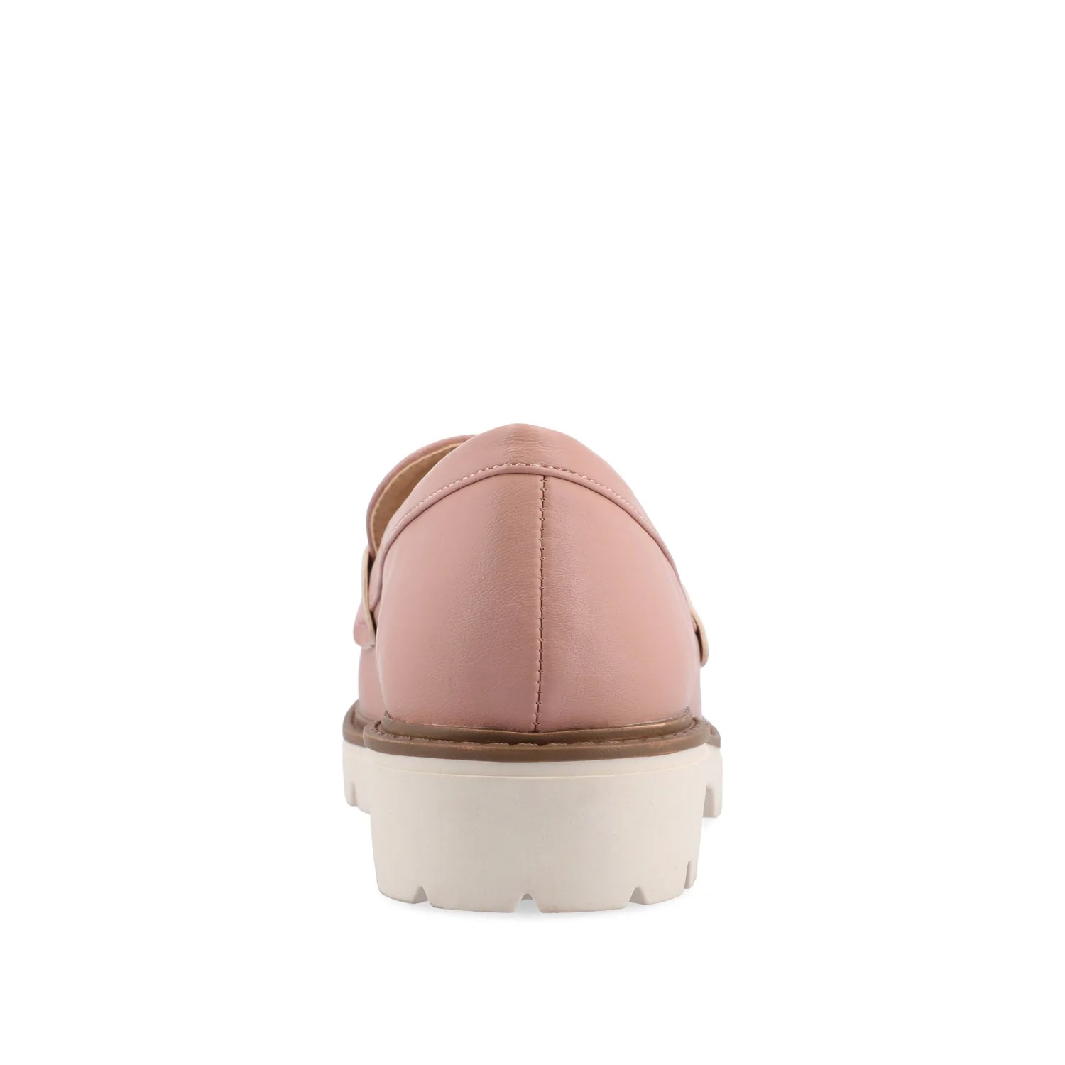 KENLY LOAFER FLATS IN VEGAN LEATHER - Blush PU - Image 8