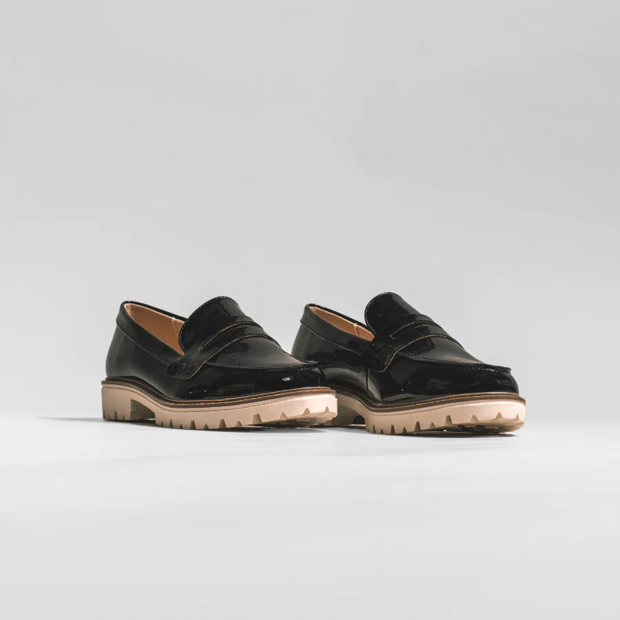 KENLY LOAFER FLATS IN SNAKE - Tan Snake - Image 10