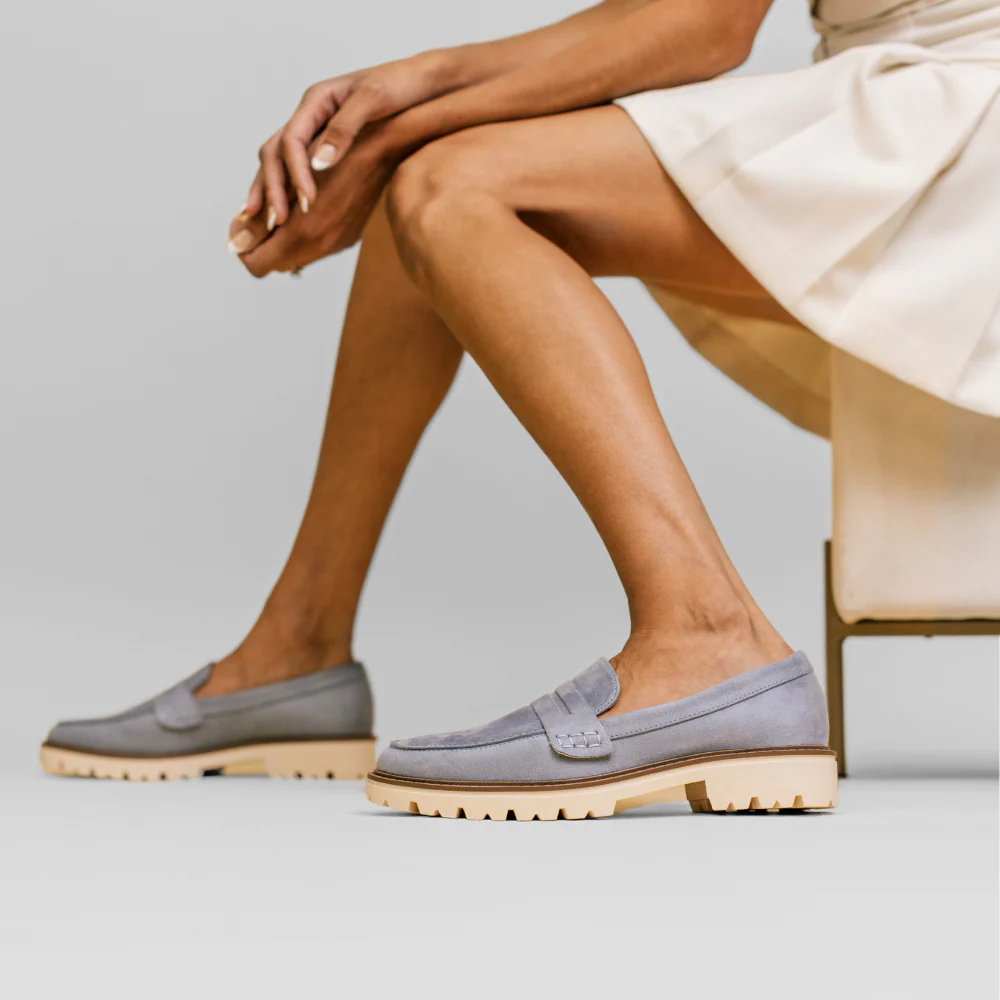 KENLY LOAFER FLATS IN SNAKE - Tan Snake - Image 2