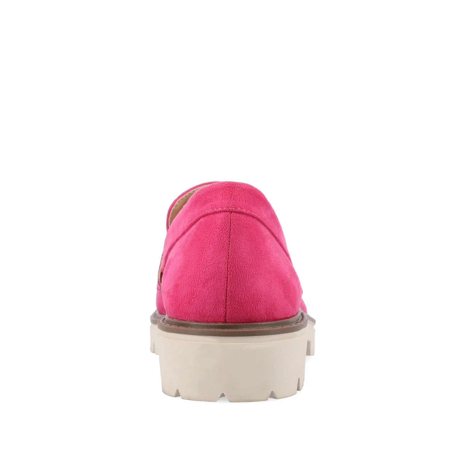 KENLY LOAFER FLATS IN FAUX SUEDE - Pink Faux Suede - Image 8