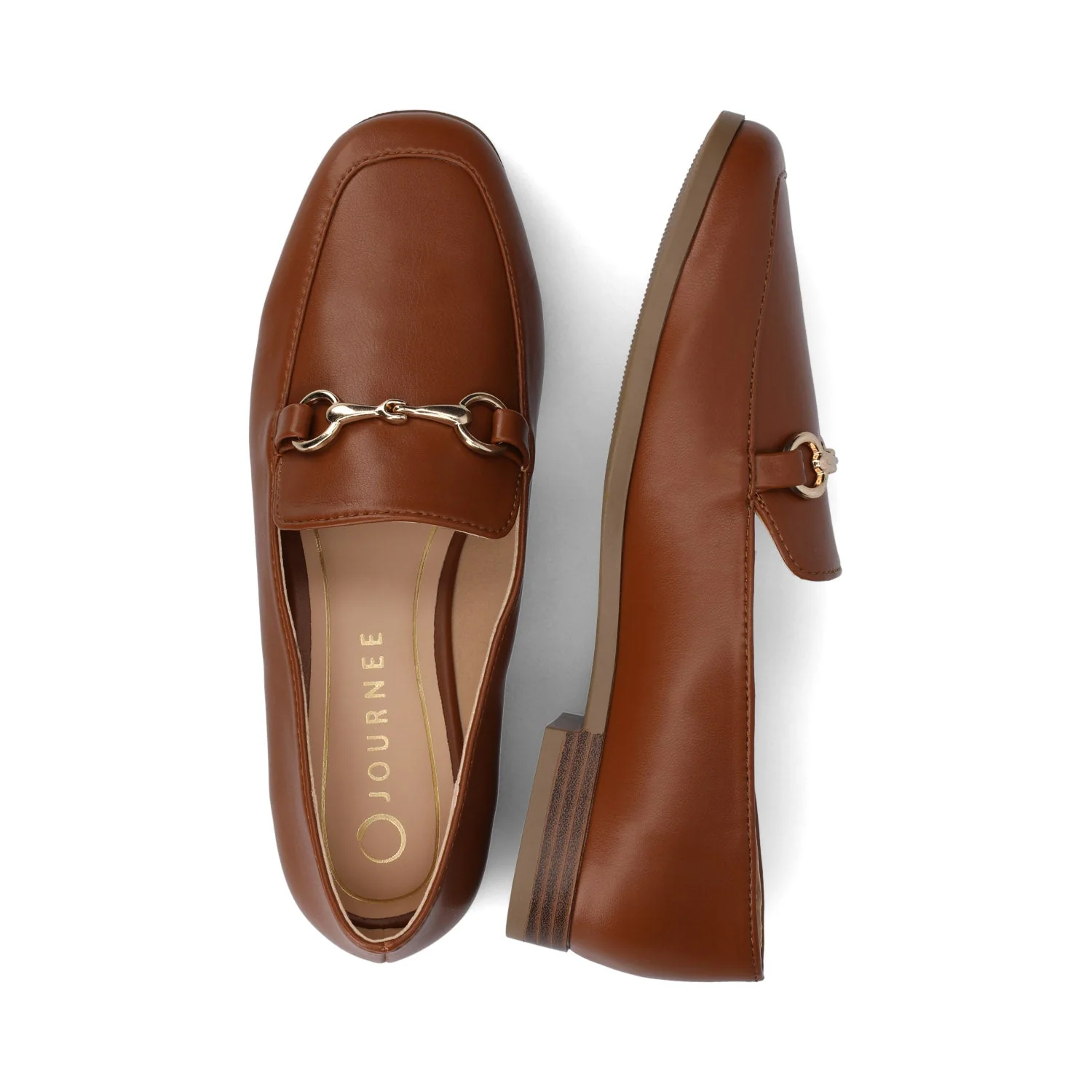 LACIE SLIP ON LOAFERS - Cognac - Image 4