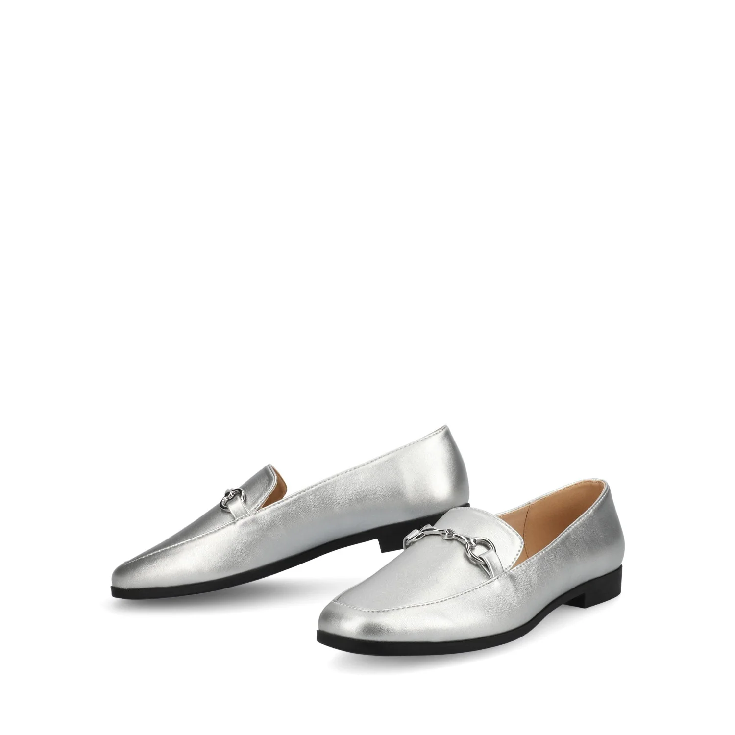 LACIE SLIP ON LOAFERS - Silver - Image 3