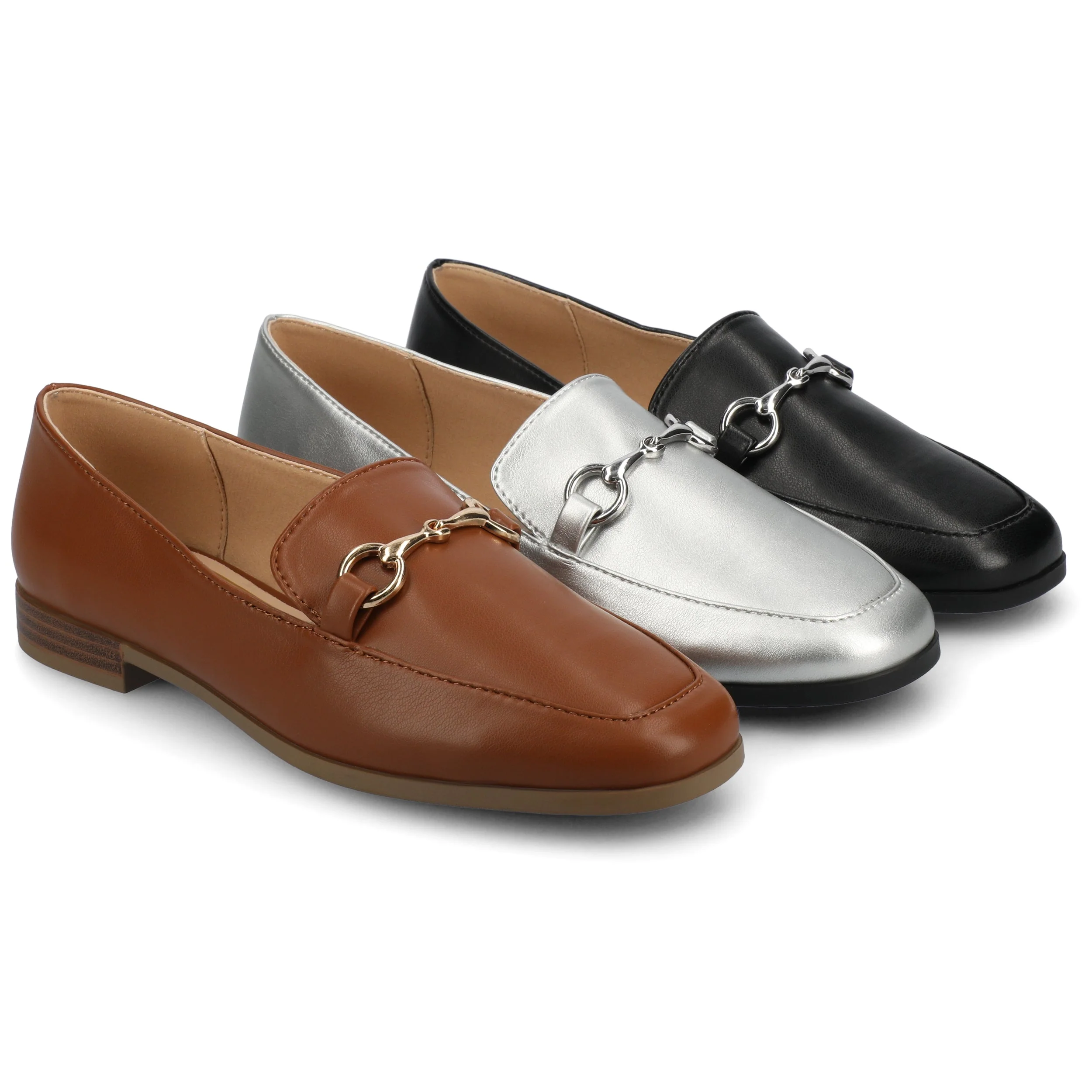 LACIE SLIP ON LOAFERS - Silver - Image 8