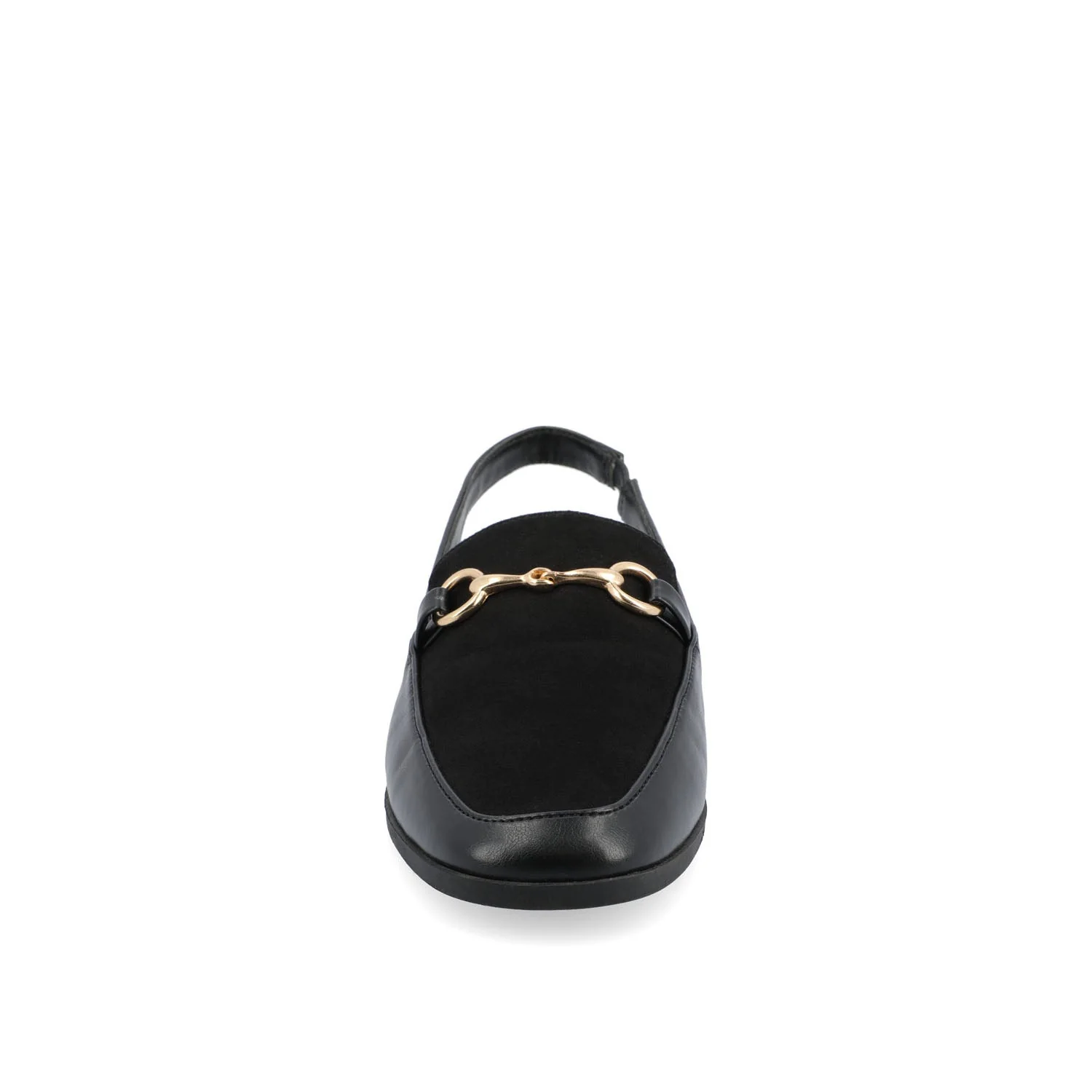 LAINEY LOAFER FLATS IN VEGAN LEATHER - Black - Image 2