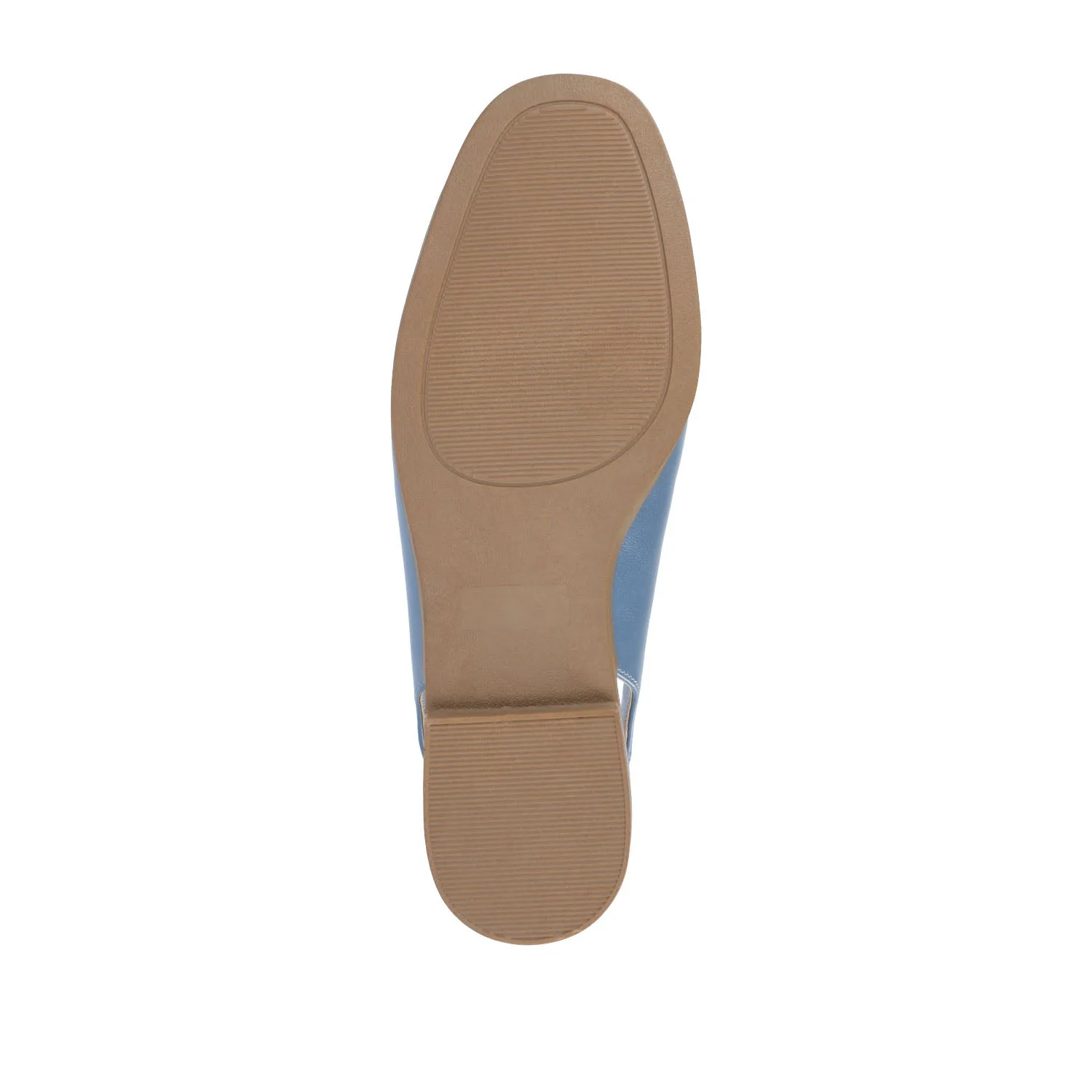 LAINEY LOAFER FLATS IN VEGAN LEATHER - Blue - Image 8