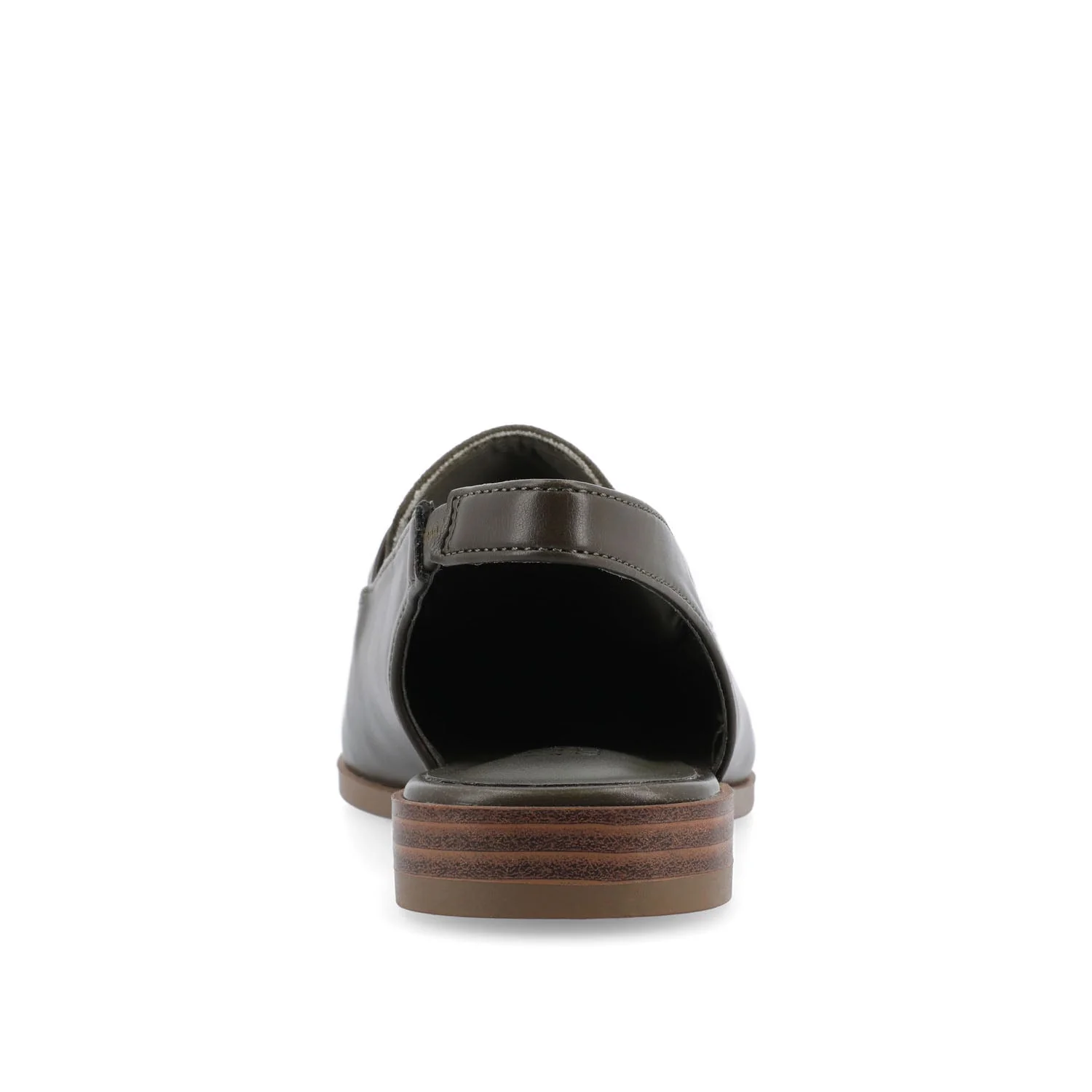 LAINEY LOAFER FLATS IN VEGAN LEATHER - Green - Image 7