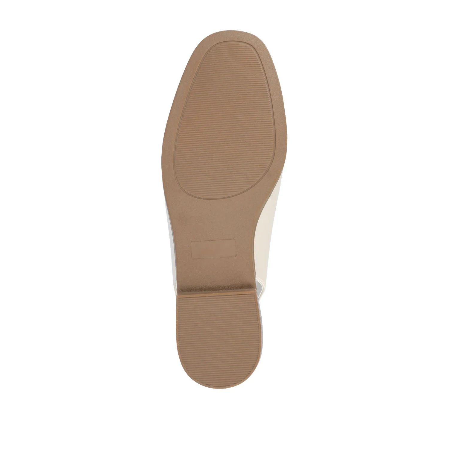LAINEY LOAFER FLATS IN VEGAN LEATHER - Off White - Image 8