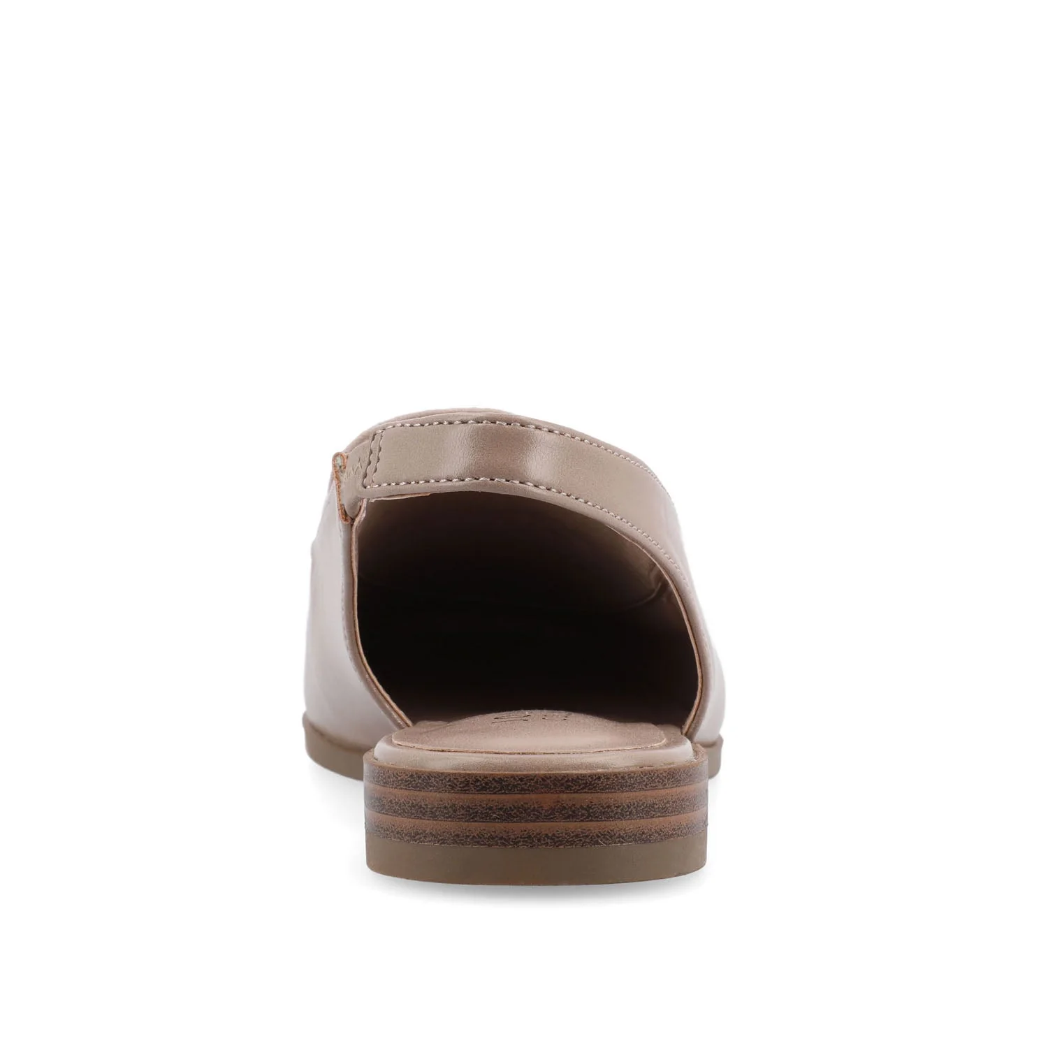 LAINEY LOAFER FLATS IN VEGAN LEATHER - Taupe - Image 7