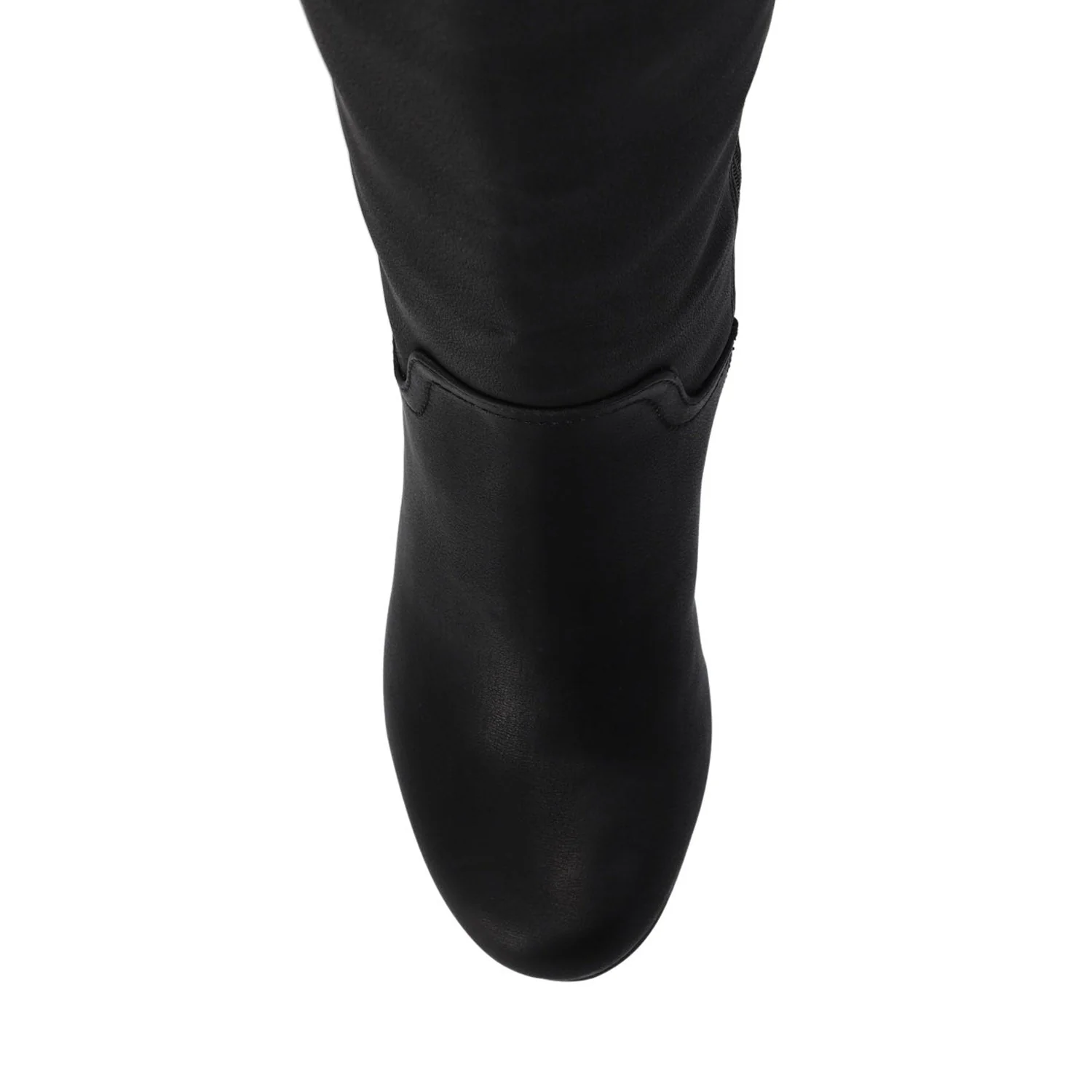 LANGLY KNEE-HIGH BOOTS IN WIDE CALF - Black - Image 4