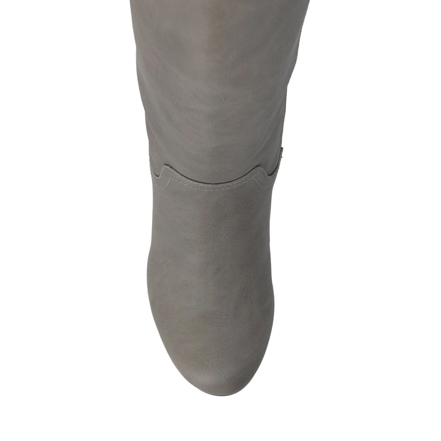 LANGLY KNEE-HIGH BOOTS IN WIDE CALF - Grey - Image 4