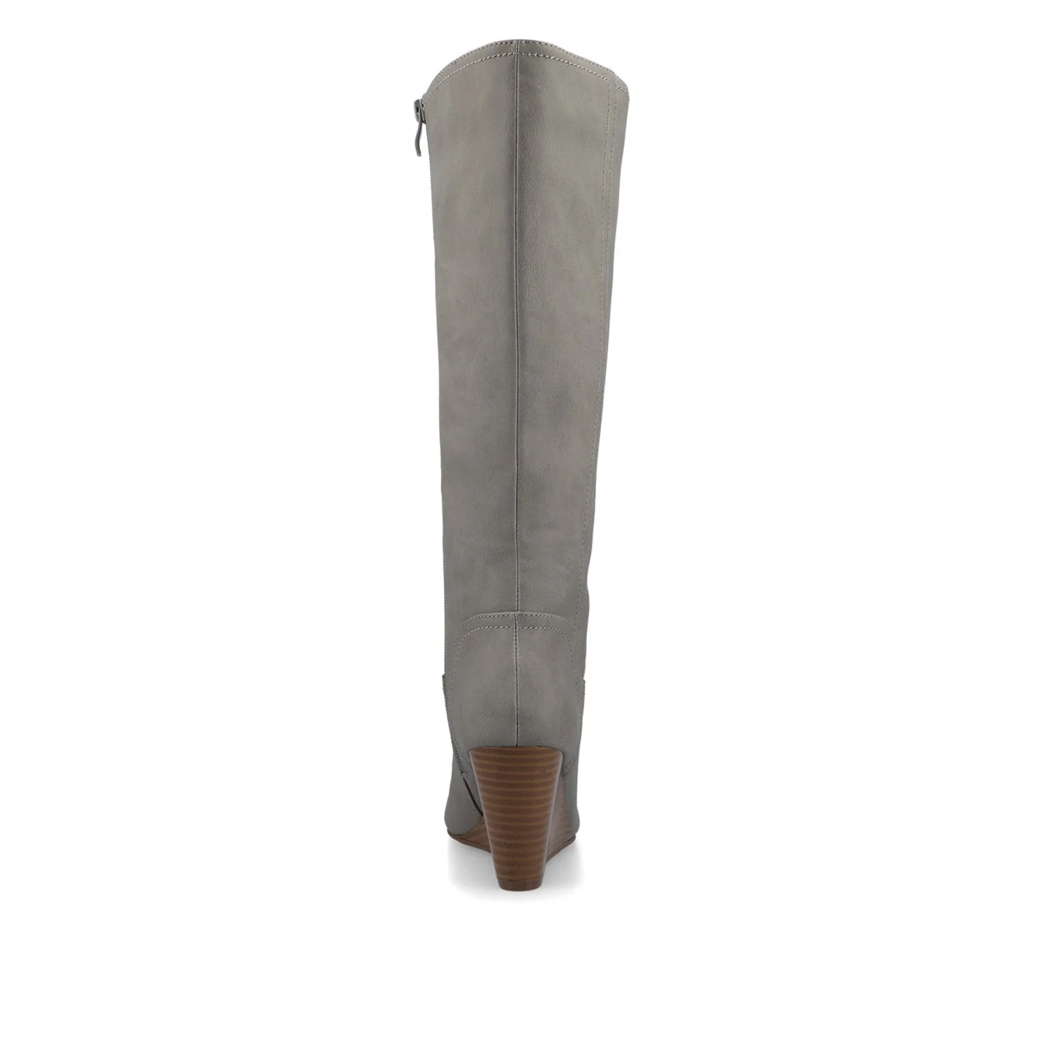 LANGLY KNEE-HIGH BOOTS IN WIDE CALF - Grey - Image 6