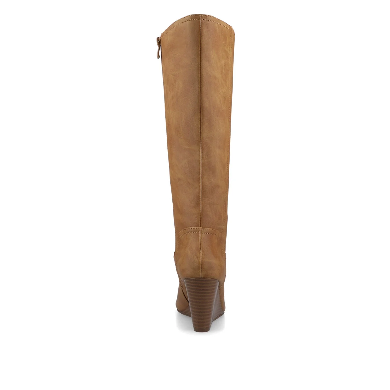 LANGLY KNEE-HIGH BOOTS IN WIDE CALF - Tan - Image 6