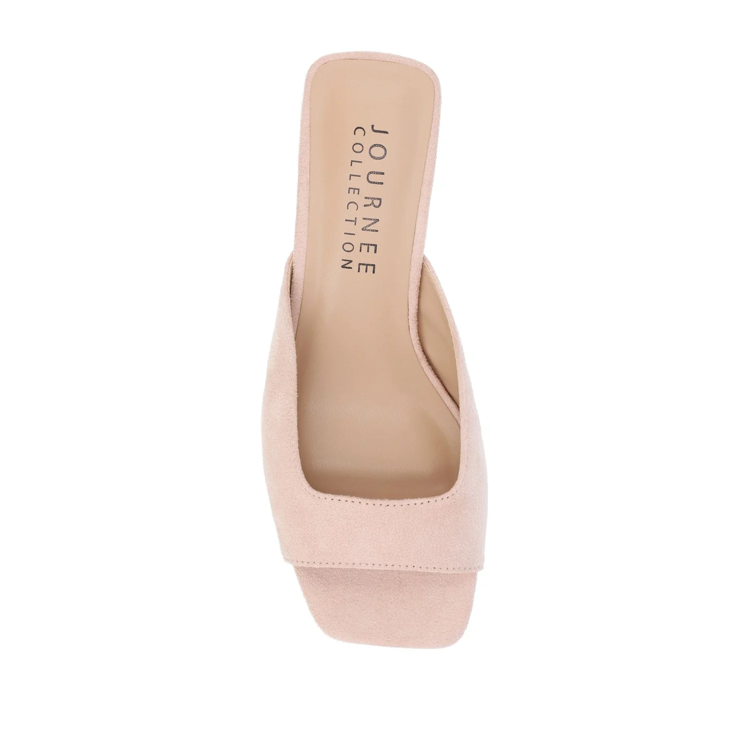 LARNA FAUX SUEDE PEEP TOE KITTEN HEELS - Pink - Image 6