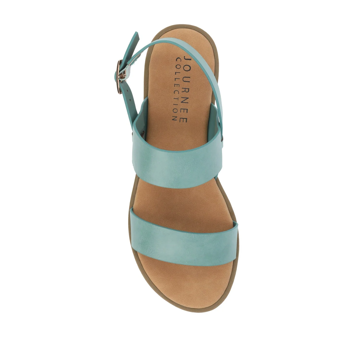 LAVINE MULTI STRAP SANDALS IN WIDE - Blue - Image 6