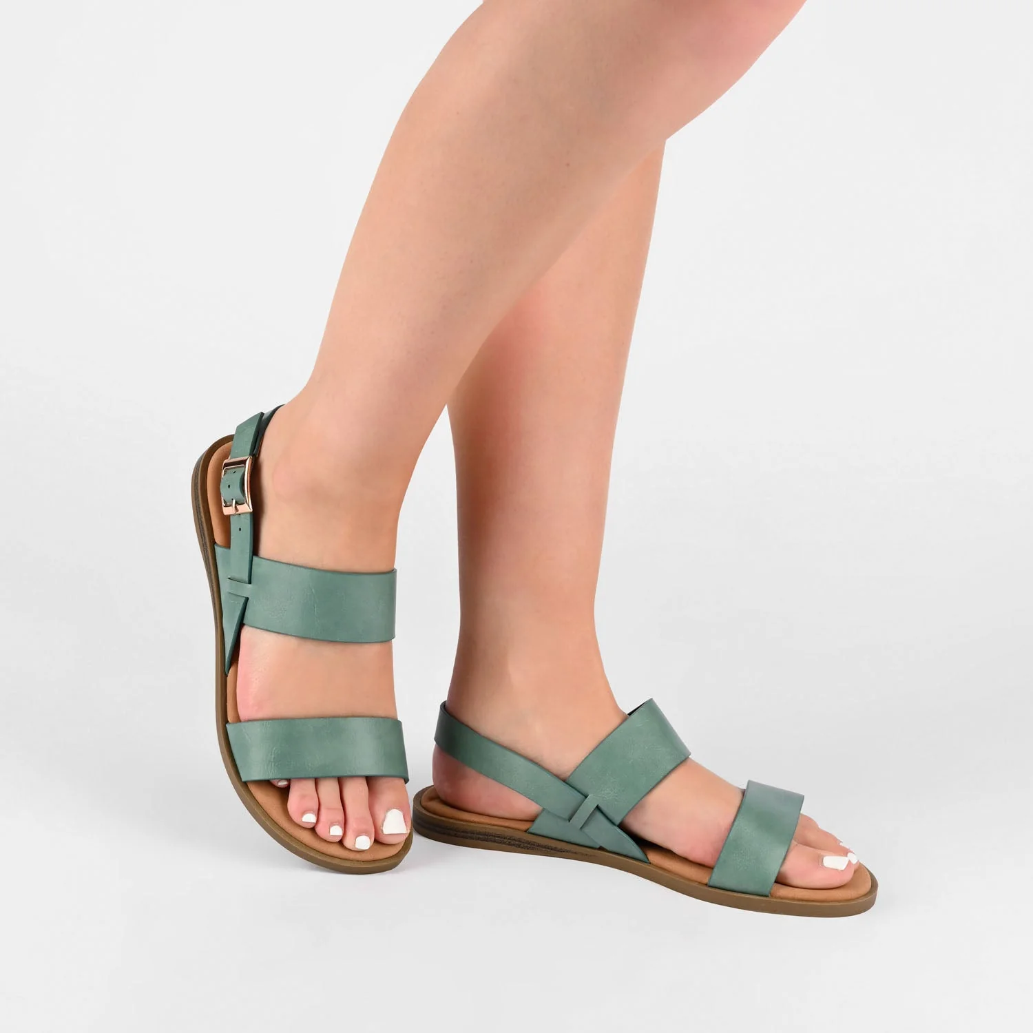 LAVINE MULTI STRAP SANDALS NEW - Black Patent - Image 9