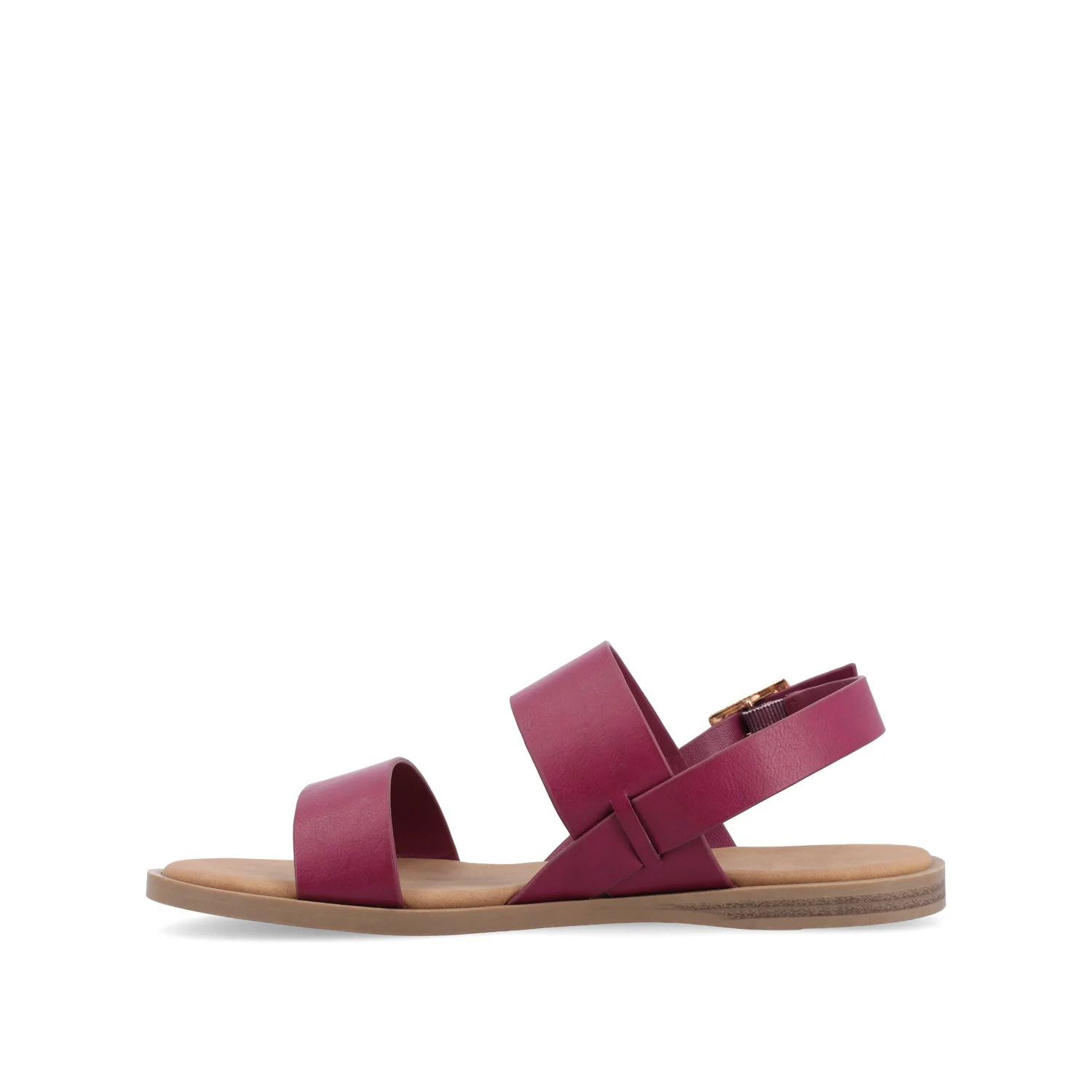 LAVINE STATEMENT MULTI STRAP SANDALS IN WIDE - Raspberry - Image 4