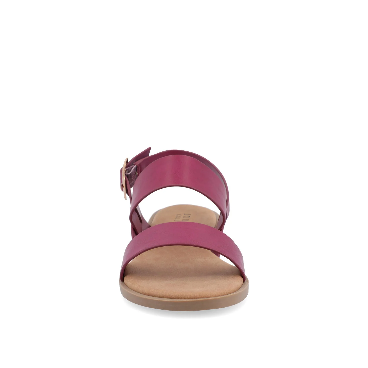LAVINE STATEMENT MULTI STRAP SANDALS IN WIDE - Raspberry - Image 6