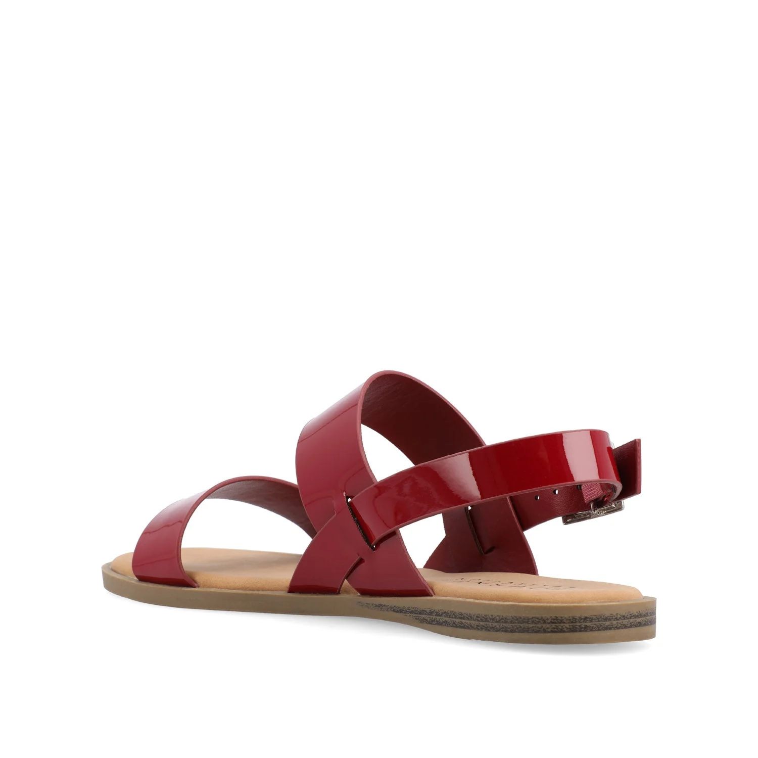LAVINE STATEMENT MULTI STRAP SANDALS IN WIDE - Red - Image 4