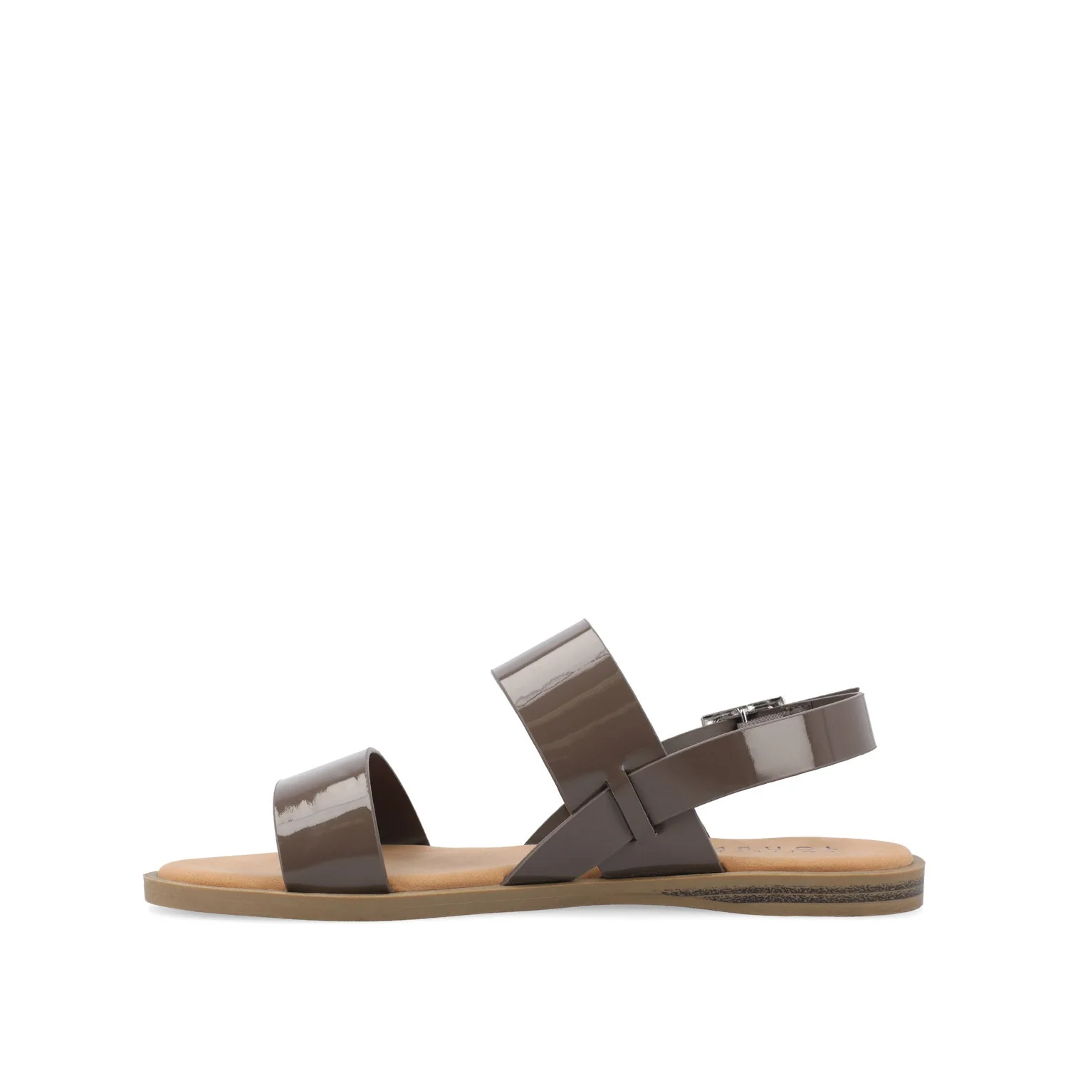 LAVINE STATEMENT MULTI STRAP SANDALS IN WIDE - Taupe - Image 3