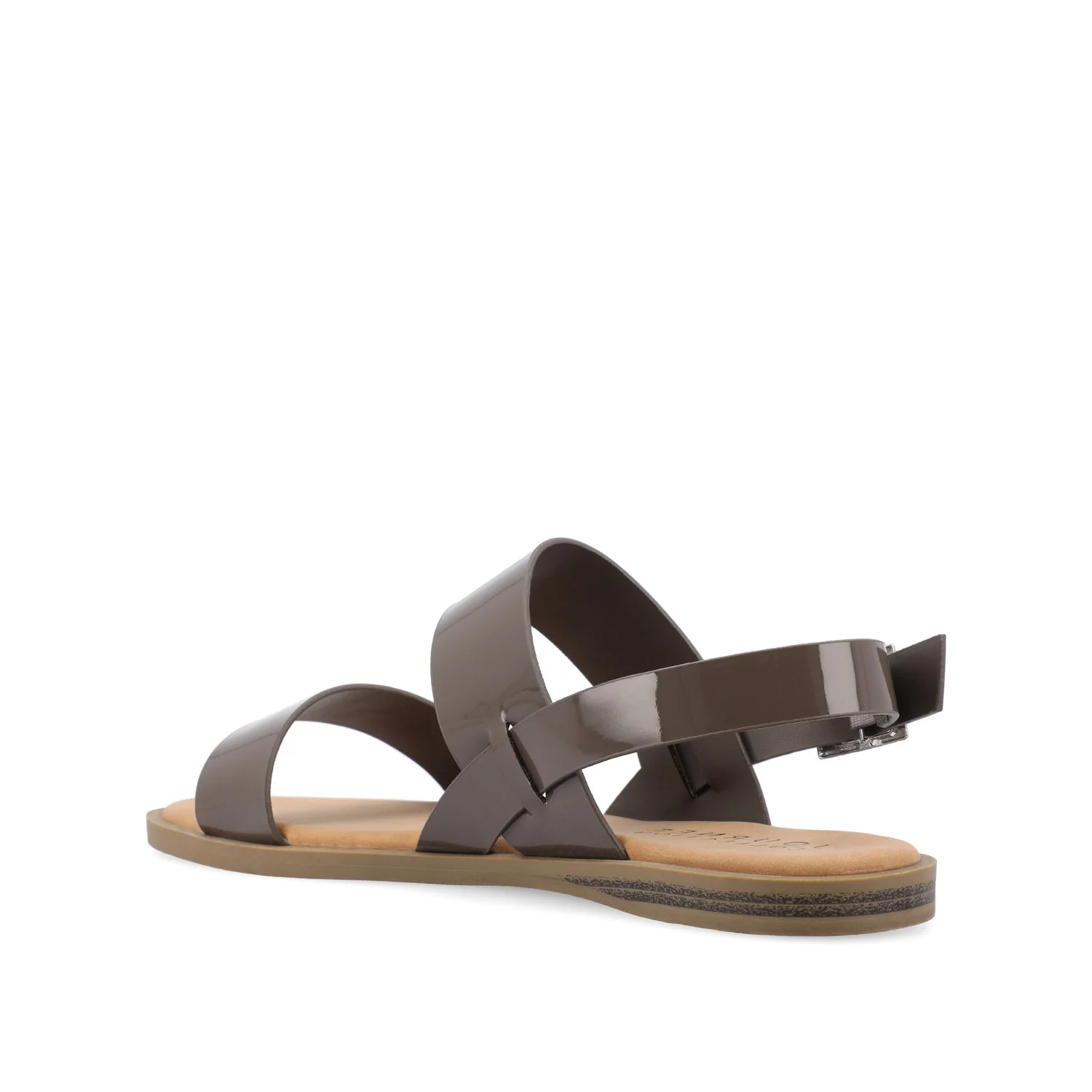 LAVINE STATEMENT MULTI STRAP SANDALS IN WIDE - Taupe - Image 4