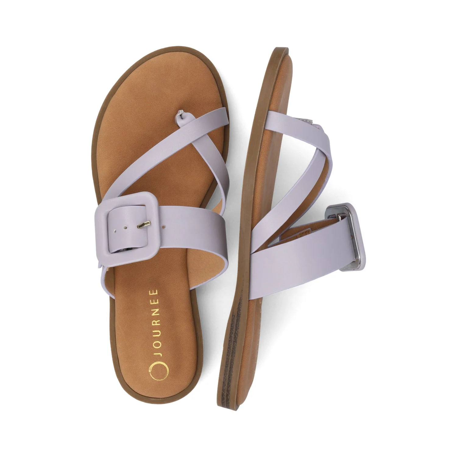 LAYRA FLAT SANDALS - Lilac - Image 3