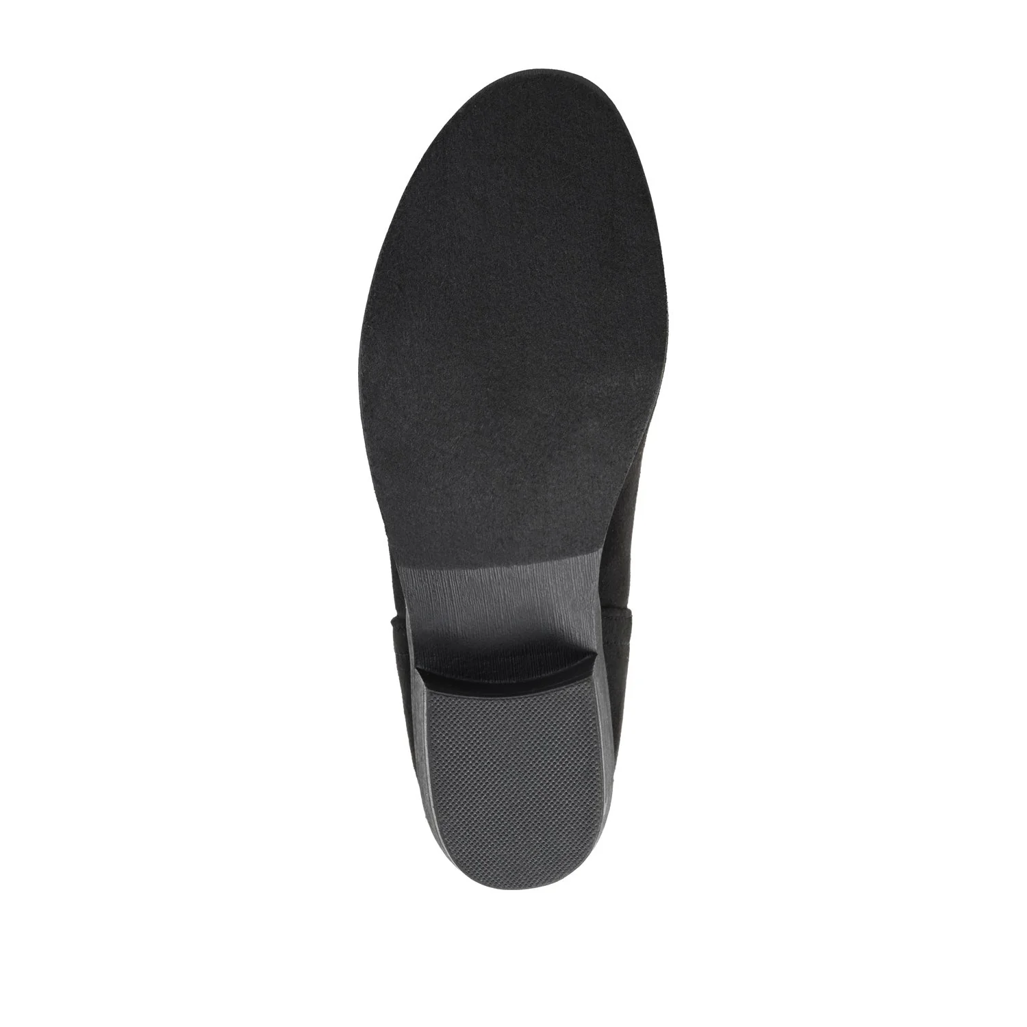 LIVVY ZIP-UP BOOTIES IN FAUX SUEDE - Black - Image 8