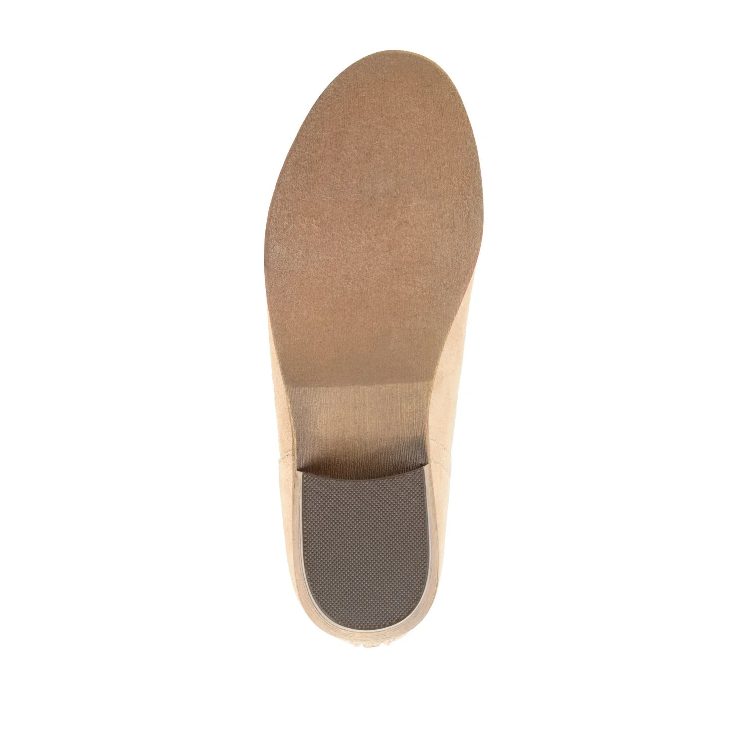 LIVVY ZIP-UP BOOTIES IN FAUX SUEDE - Tan - Image 8