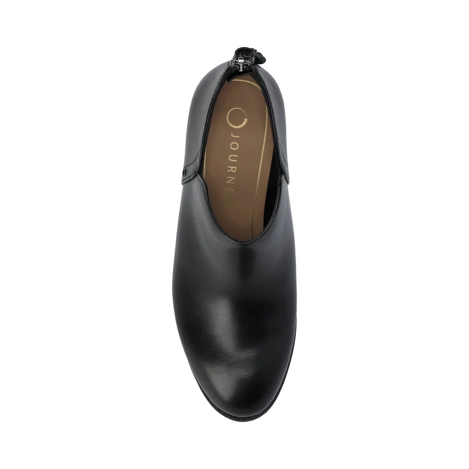 LIVVY ZIP-UP BOOTIES - Black PU - Image 4