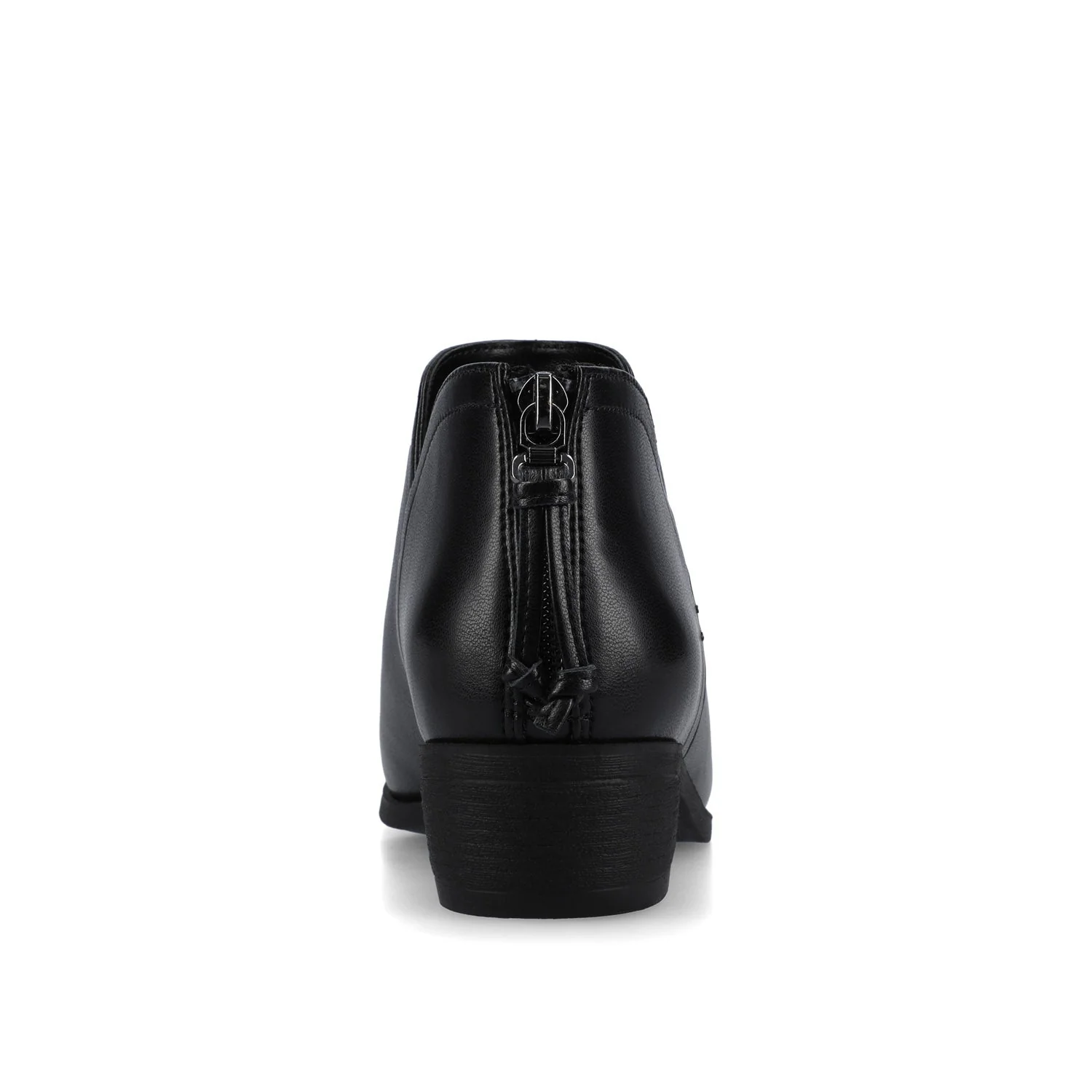 LIVVY ZIP-UP BOOTIES - Black PU - Image 6