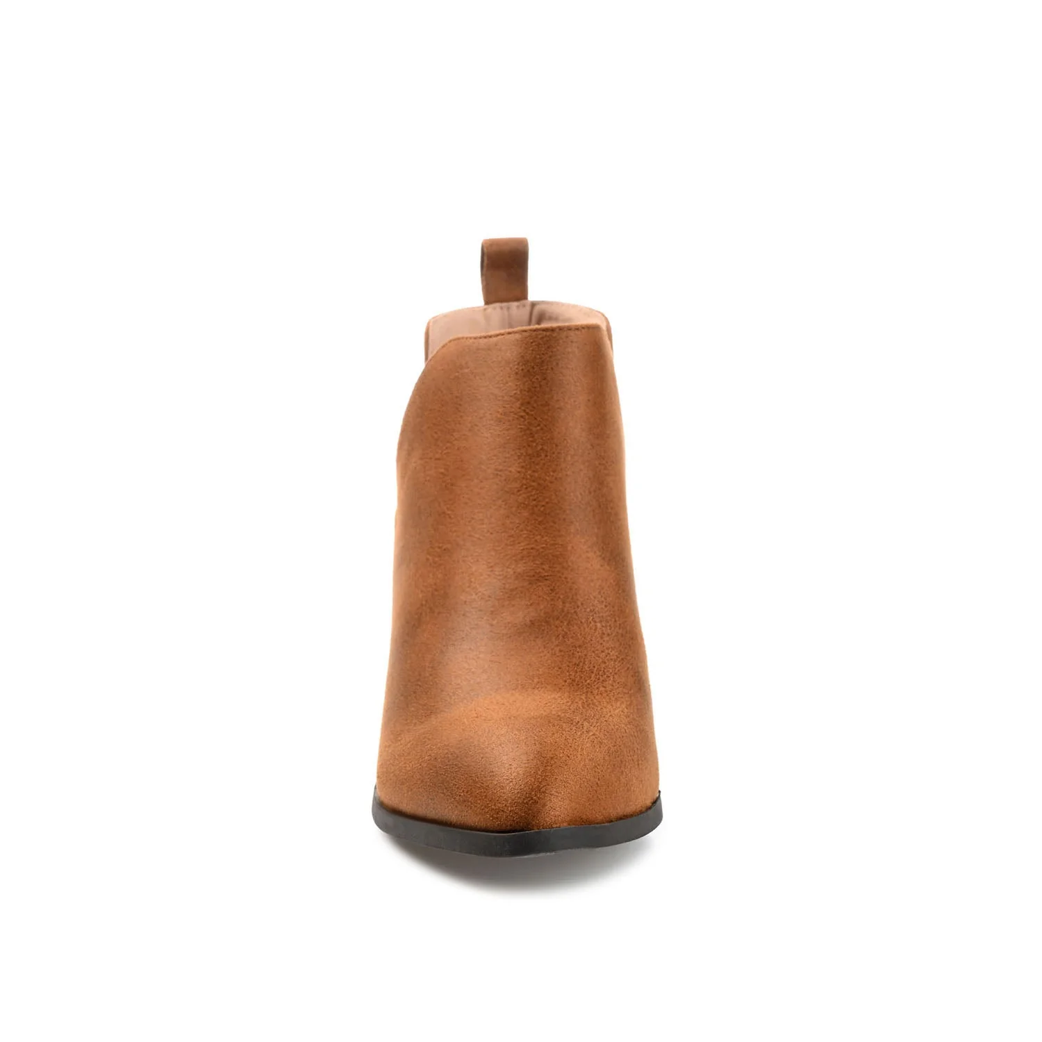 LOLA BLOCK HEELED BOOTIES IN WIDE - Brown - Image 5