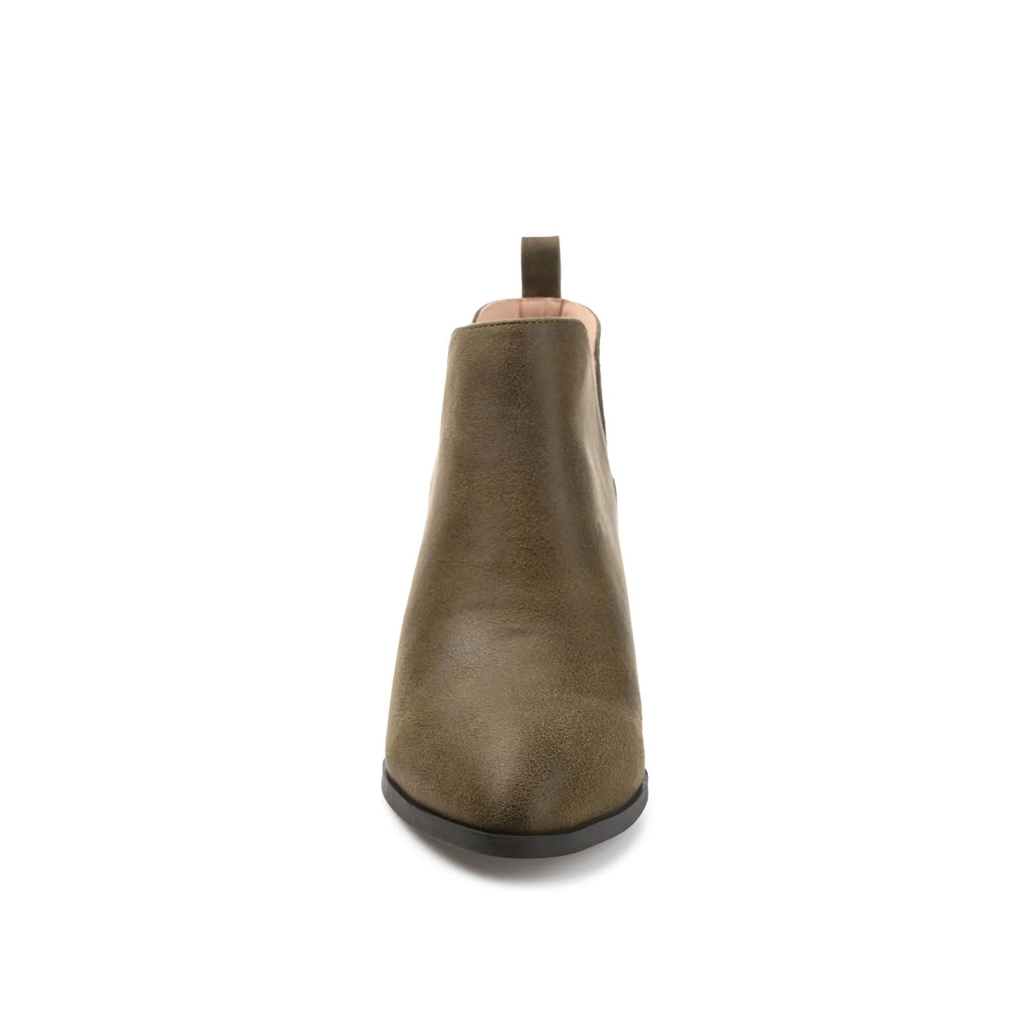 LOLA BLOCK HEELED BOOTIES IN WIDE - Green - Image 5