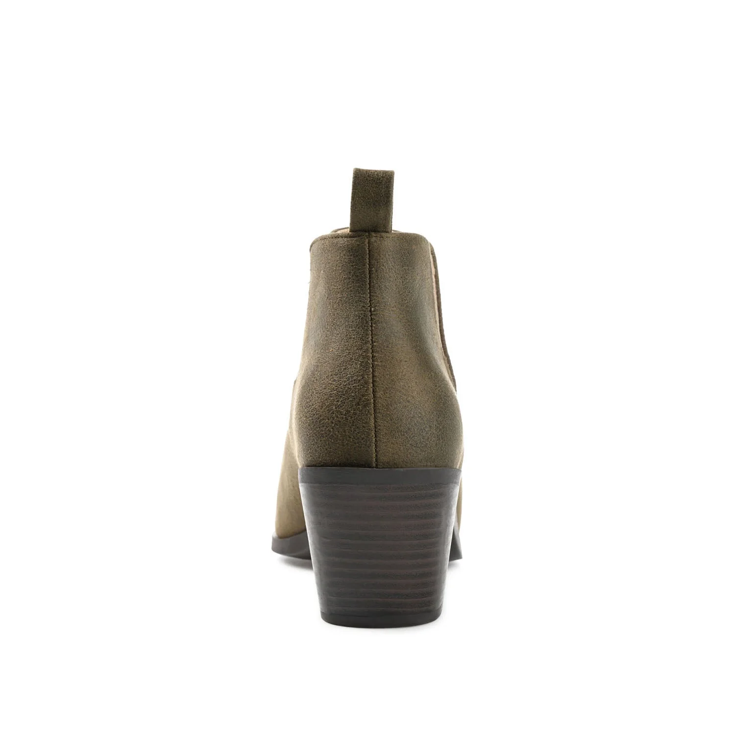 LOLA BLOCK HEELED BOOTIES IN WIDE - Green - Image 7