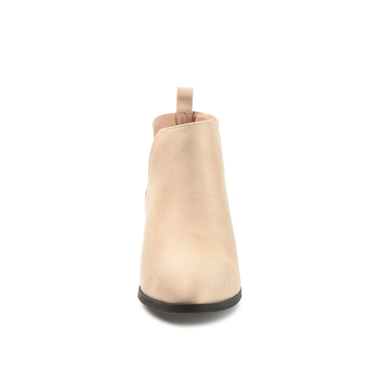 LOLA BLOCK HEELED BOOTIES IN WIDE - Sand - Image 5