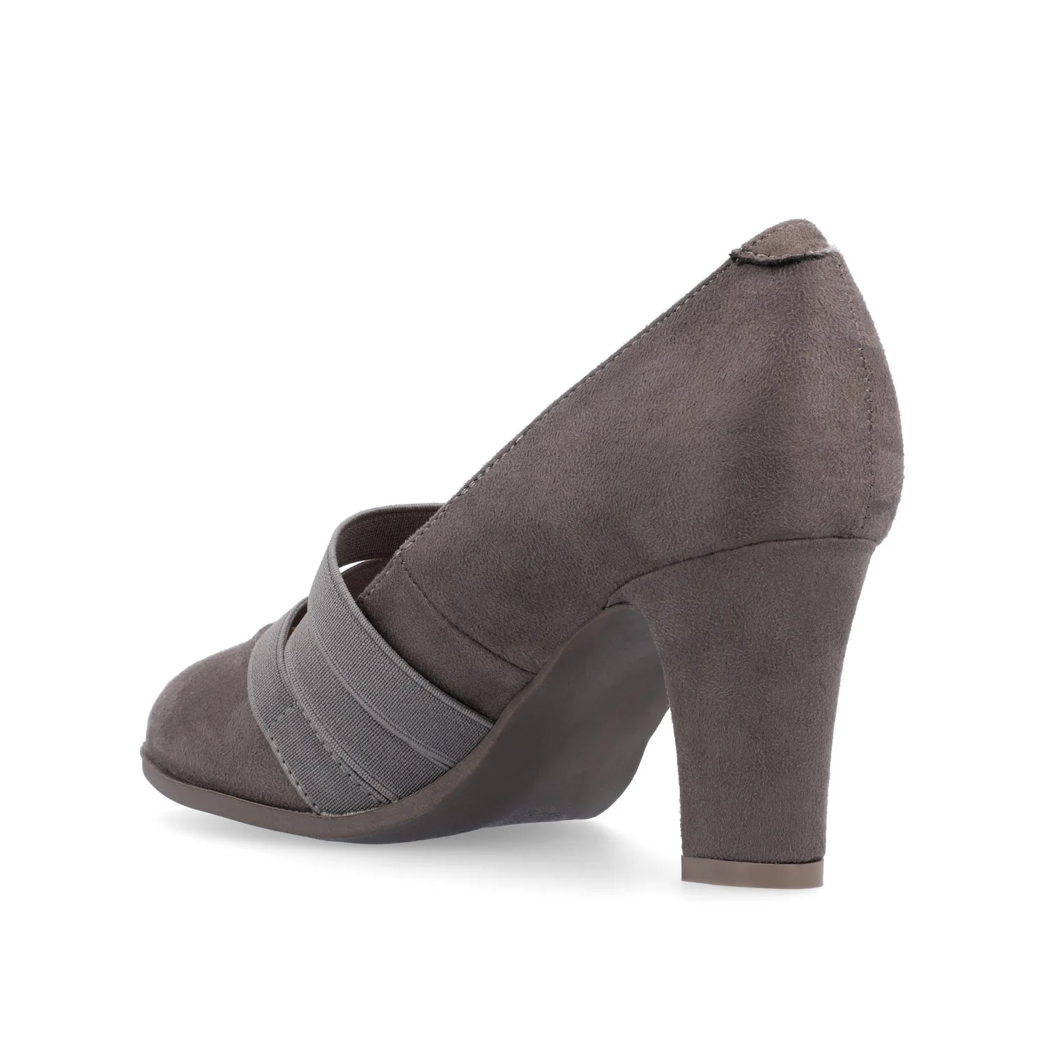 LOREN MARY JANE PUMP HEELS IN NARROW - Grey - Image 4