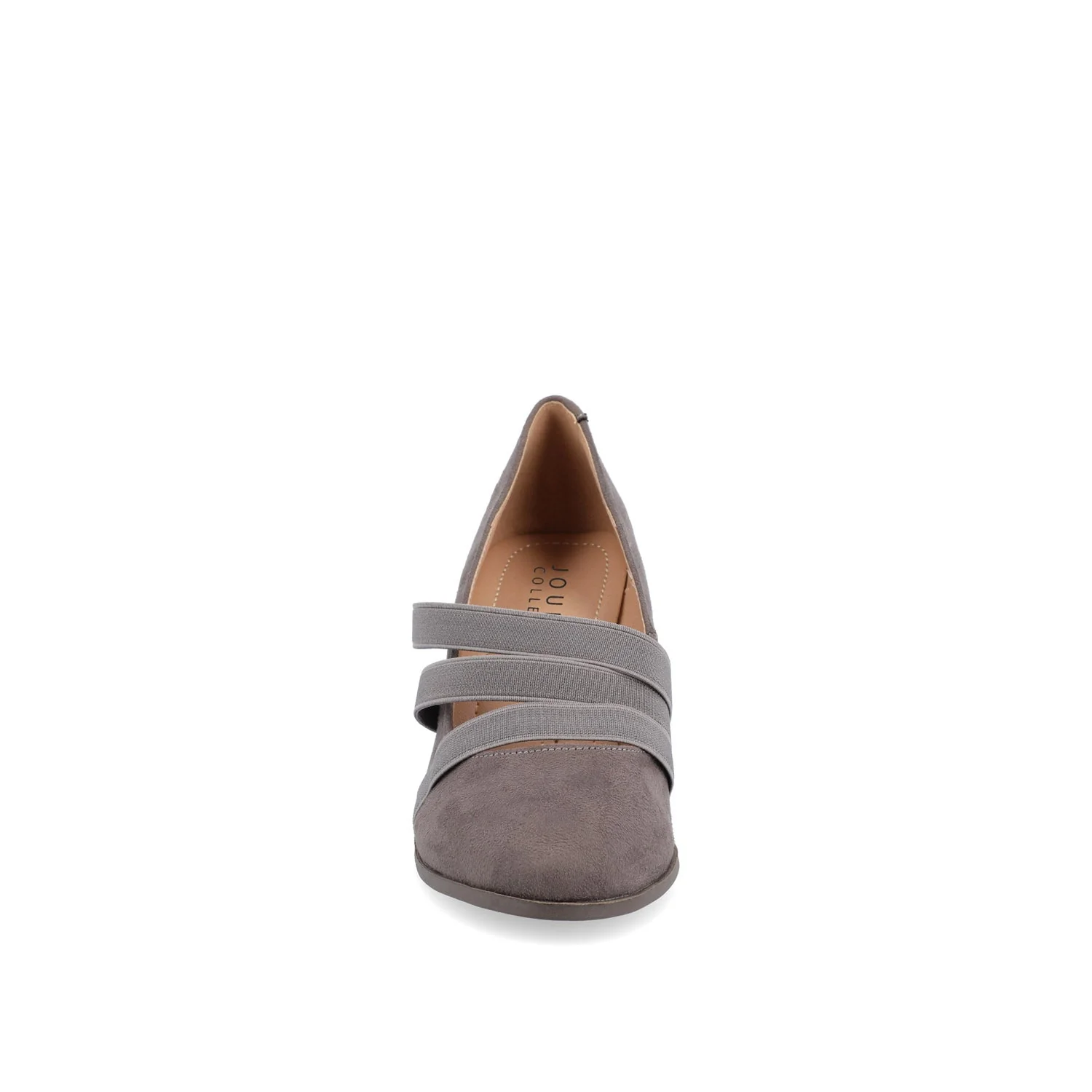 LOREN MARY JANE PUMP HEELS IN NARROW - Grey - Image 5