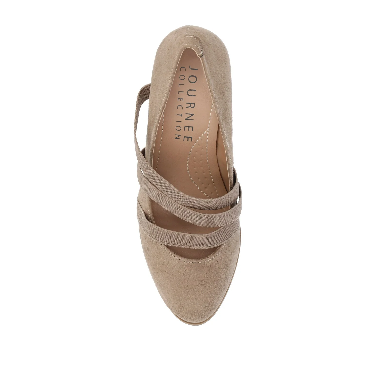 LOREN MARY JANE PUMP HEELS IN NARROW - Taupe - Image 6