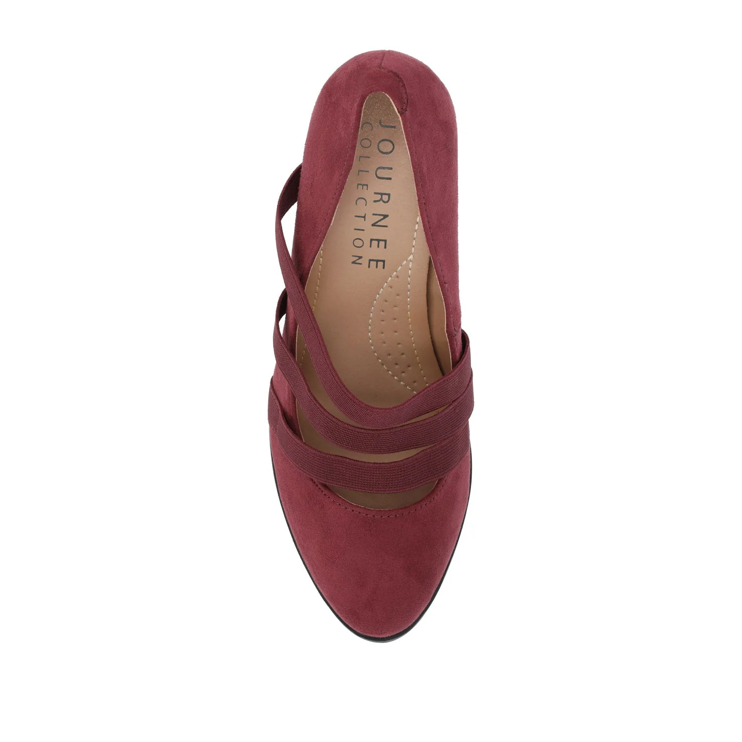 LOREN MARY JANE PUMP HEELS IN NARROW - Wine - Image 6