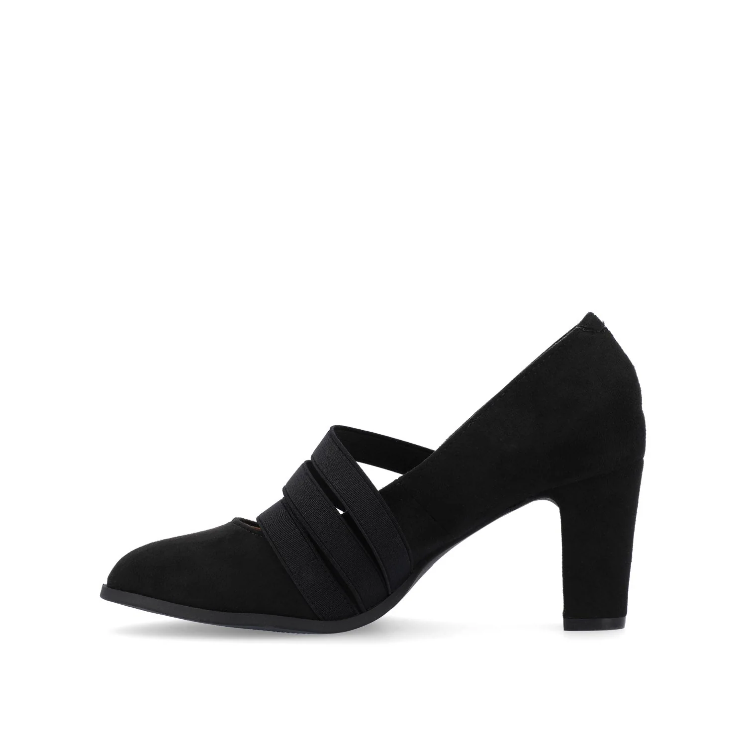 LOREN MARY JANE PUMP HEELS IN WIDE - Black - Image 3
