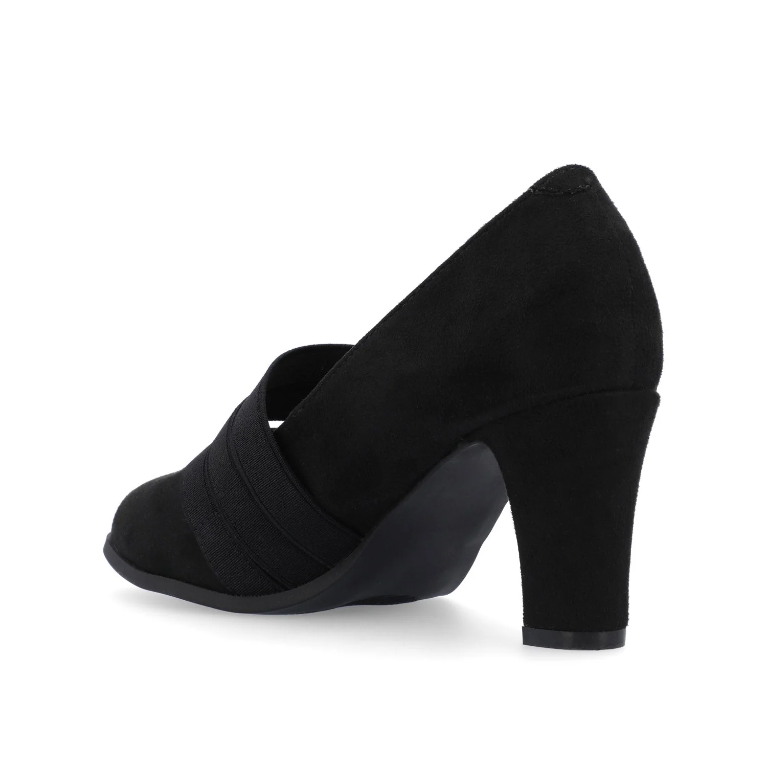 LOREN MARY JANE PUMP HEELS IN WIDE - Black - Image 4