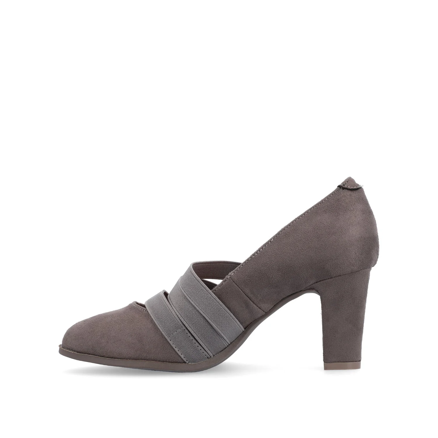 LOREN MARY JANE PUMP HEELS IN WIDE - Grey - Image 3