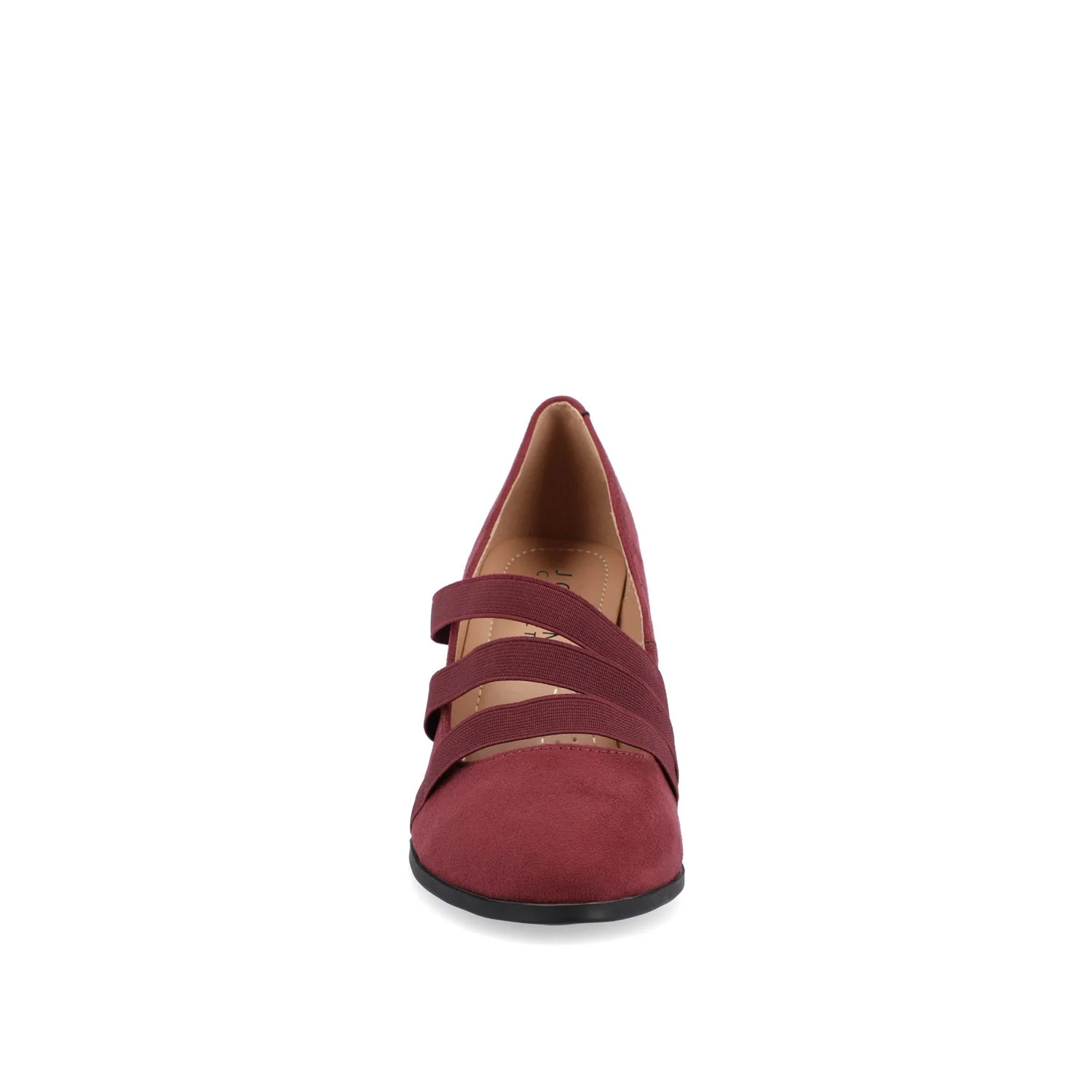 LOREN MARY JANE PUMP HEELS IN WIDE - Wine - Image 5