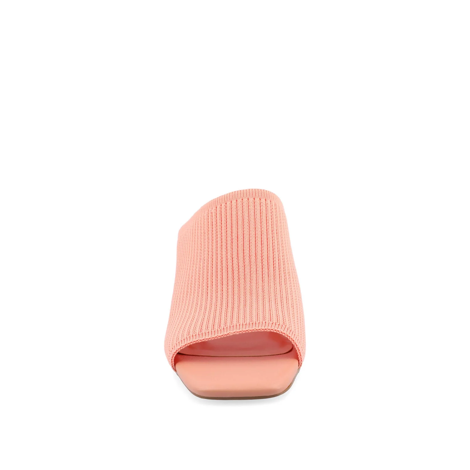 LORENNA MULE BLOCK HEELS IN WIDE - Coral - Image 6