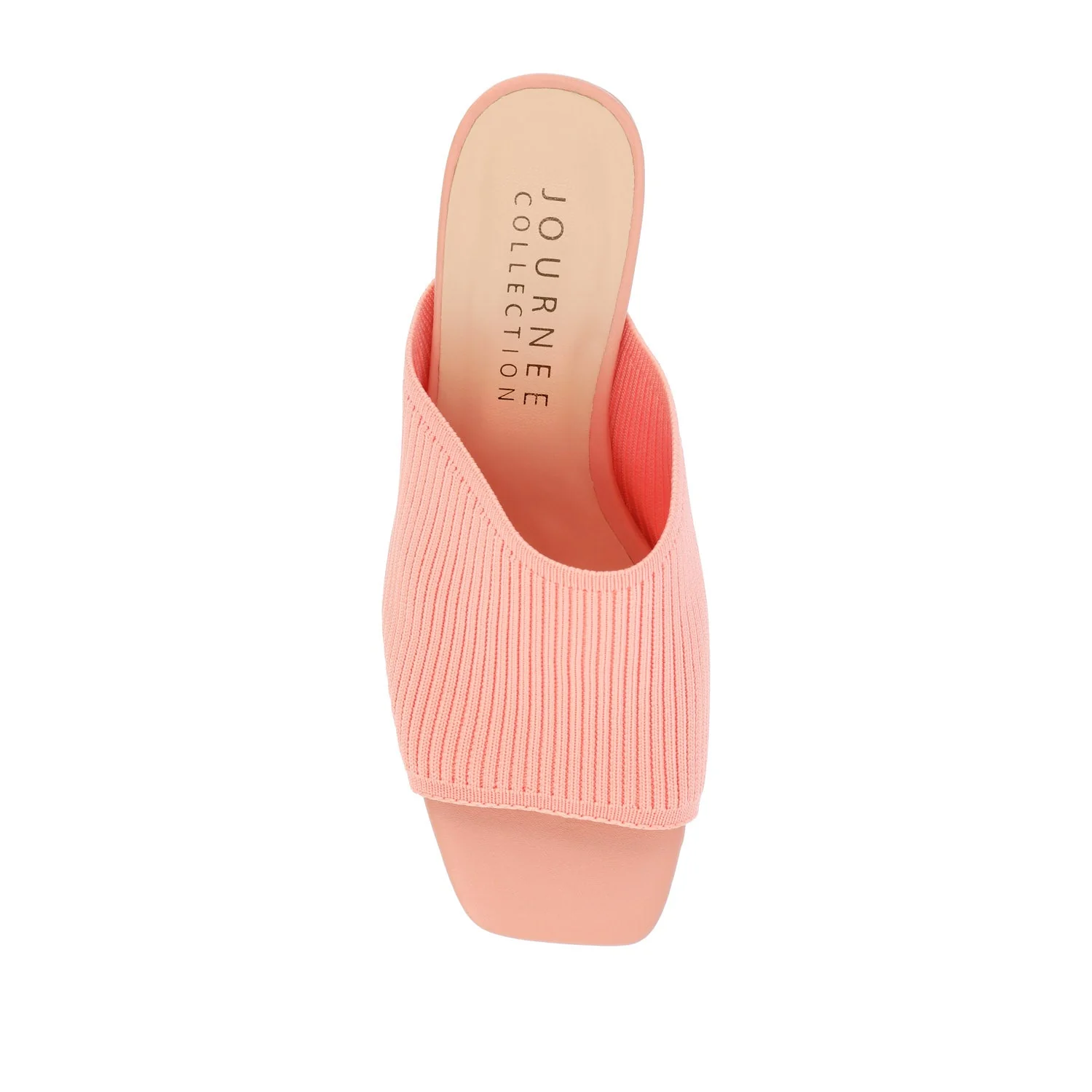 LORENNA MULE BLOCK HEELS IN WIDE - Coral - Image 7