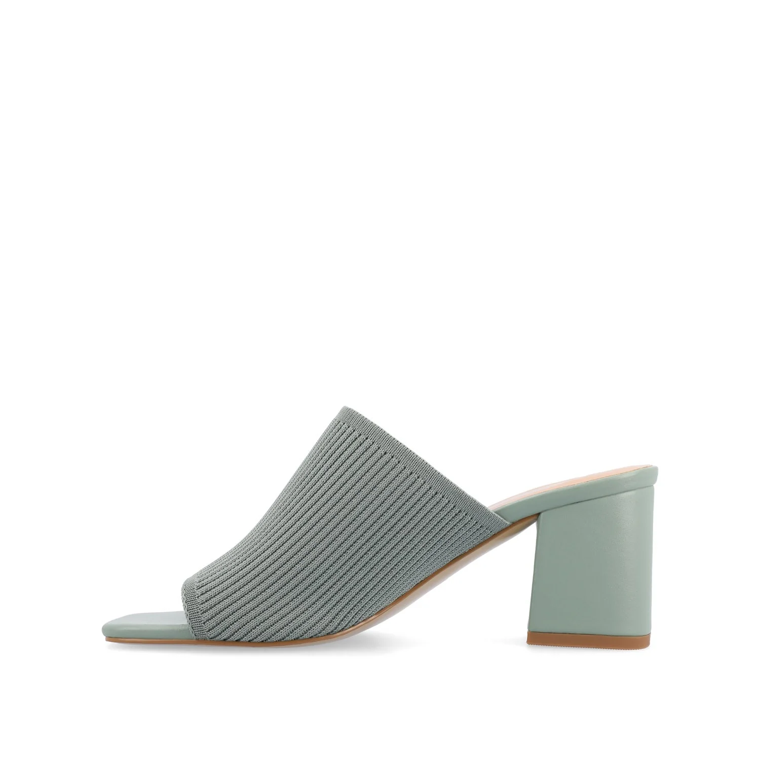 LORENNA MULE BLOCK HEELS IN WIDE - Green - Image 3